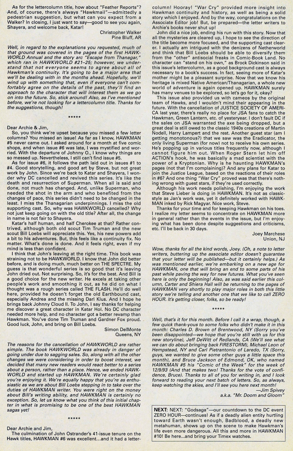 Read online Hawkman (1993) comic -  Issue #9 - 27