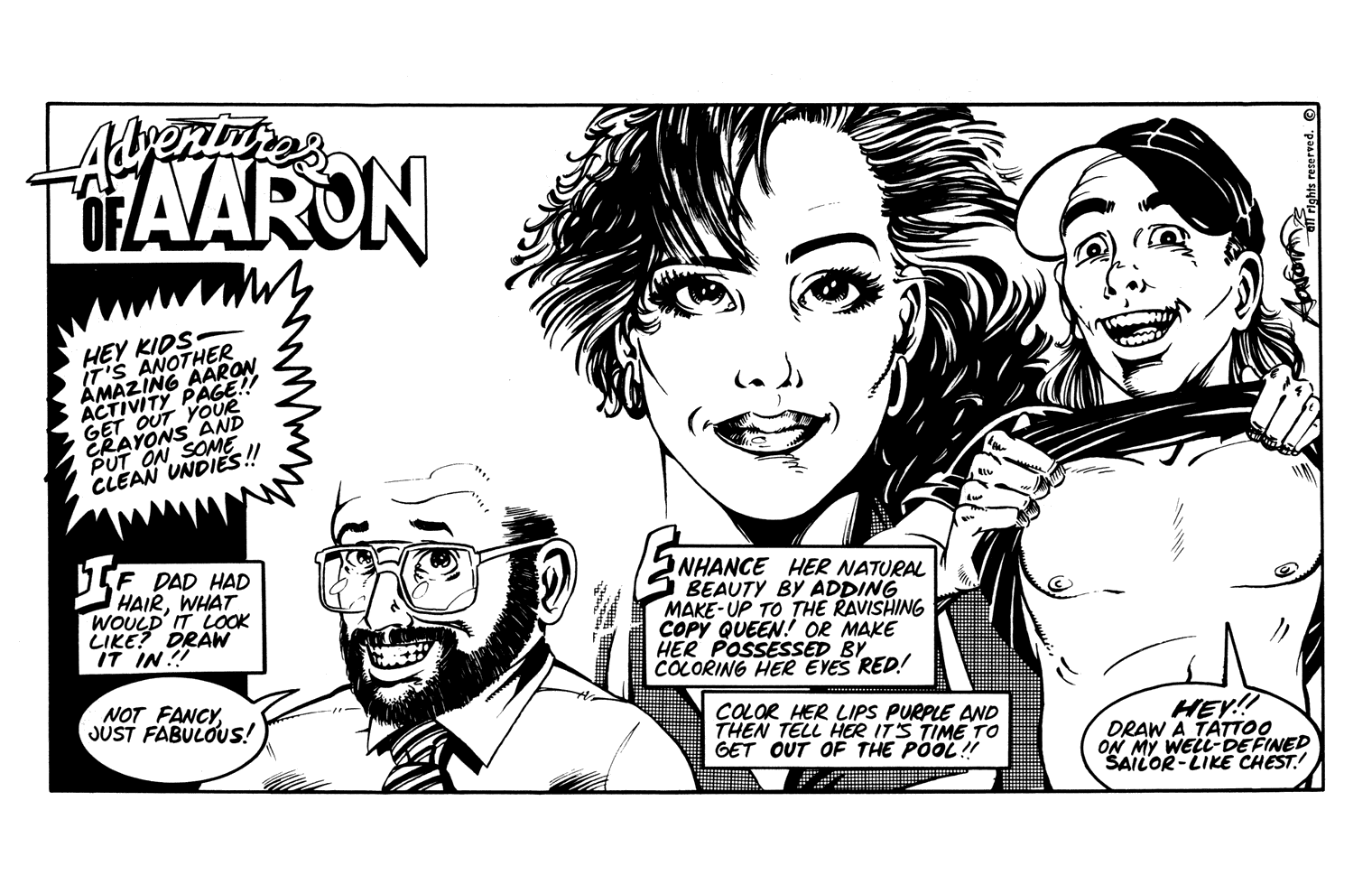 Read online Aaron Strips comic -  Issue #1 - 9