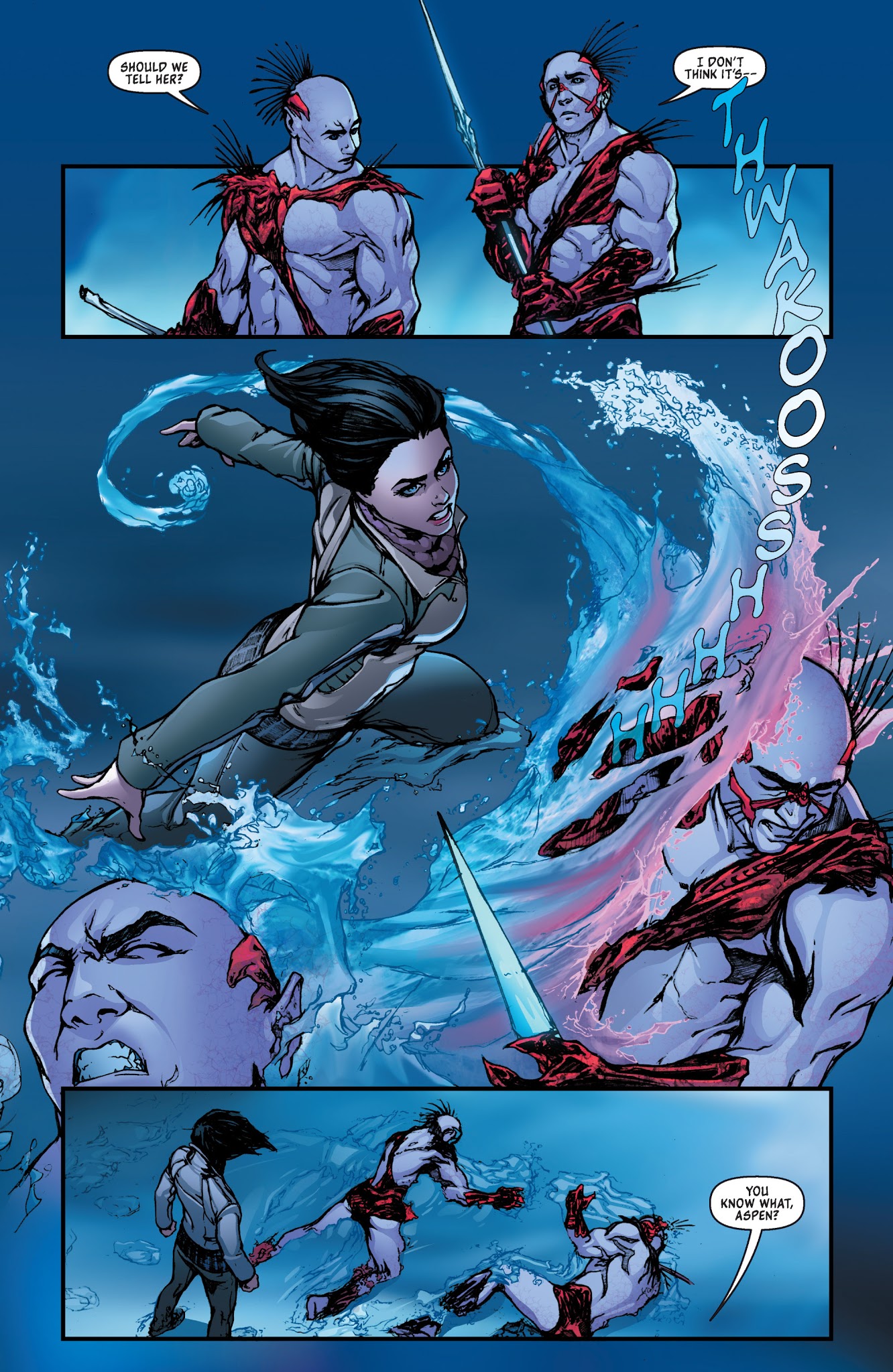 Read online Michael Turner's Fathom (2013) comic -  Issue #6 - 12