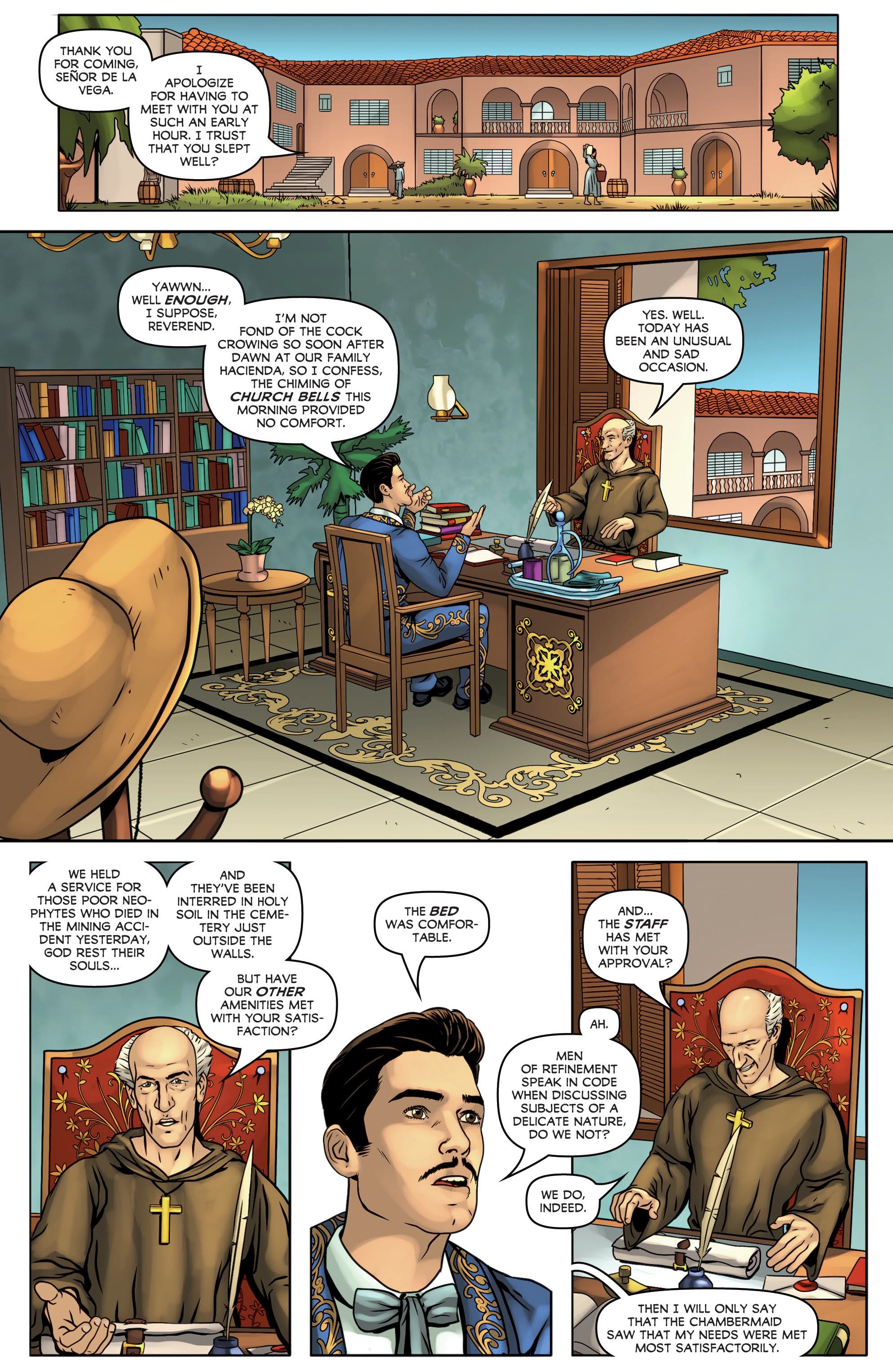 Read online Zorro: Sacrilege comic -  Issue #2 - 7