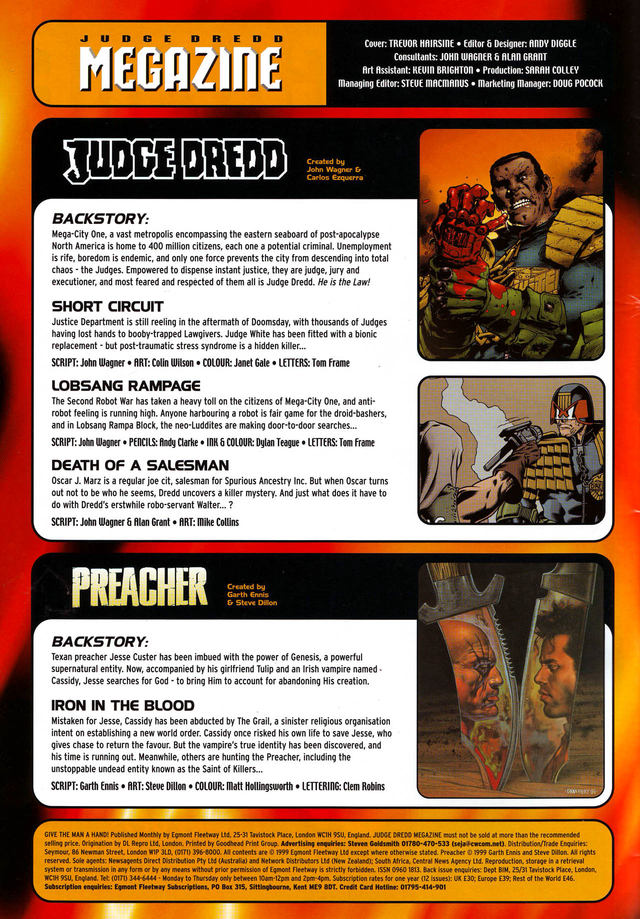 Read online Judge Dredd Megazine (vol. 3) comic -  Issue #61 - 2