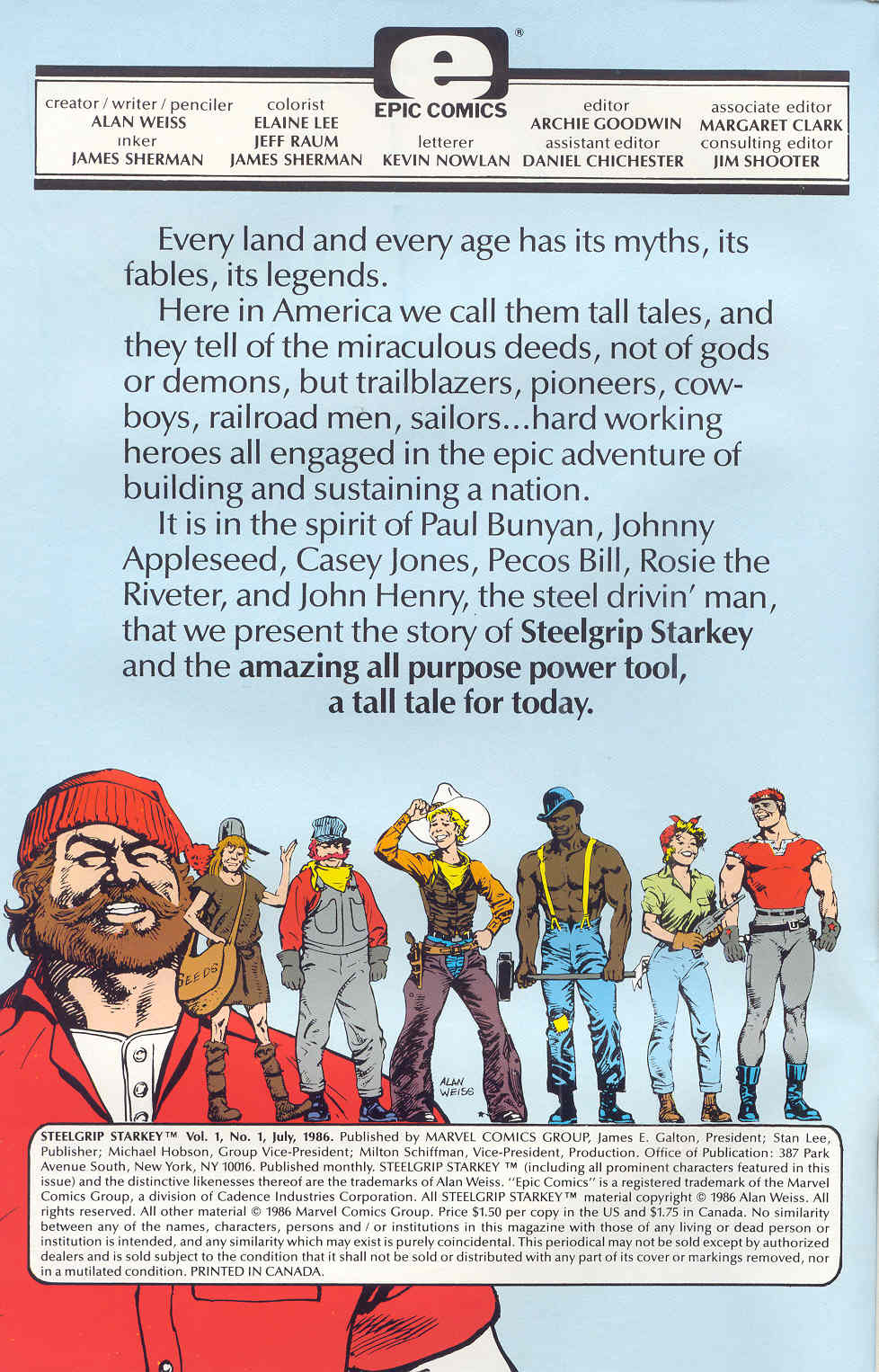 Read online Steelgrip Starkey comic -  Issue #1 - 2