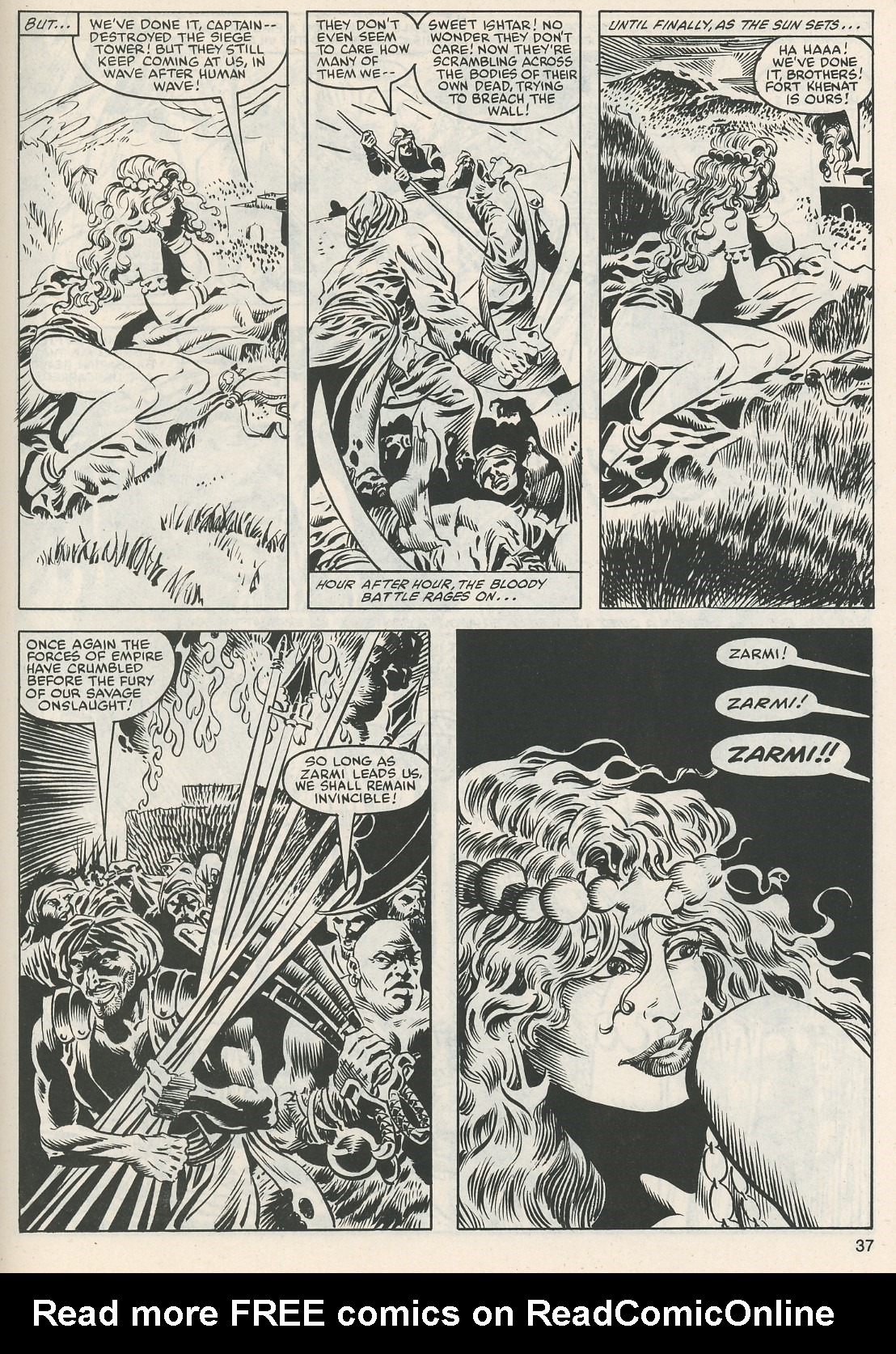 Read online The Savage Sword Of Conan comic -  Issue #112 - 38