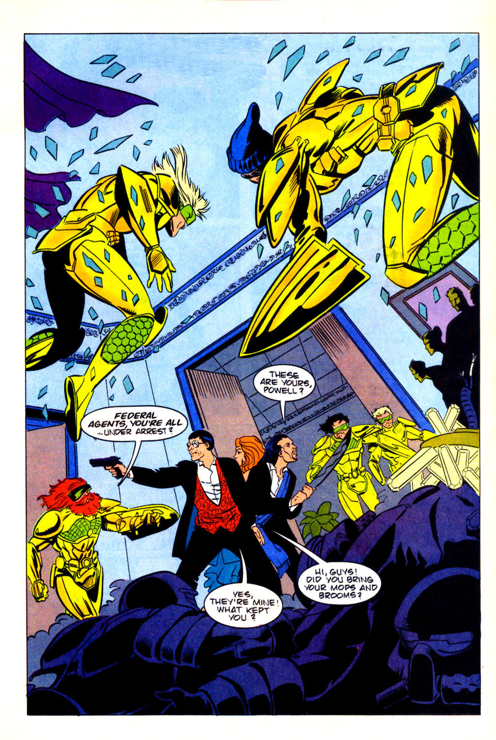 Read online The Web (1991) comic -  Issue #7 - 22