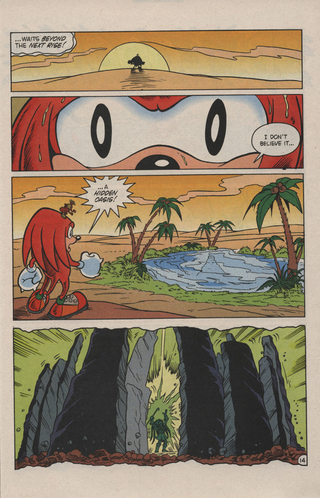 Read online Sonic's Friendly Nemesis, Knuckles comic -  Issue #2 - 21