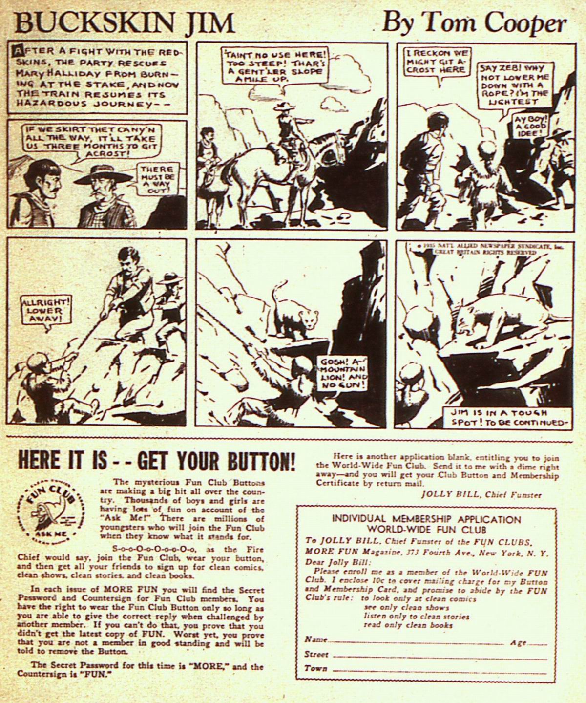 Read online More Fun Comics comic -  Issue #8 - 19