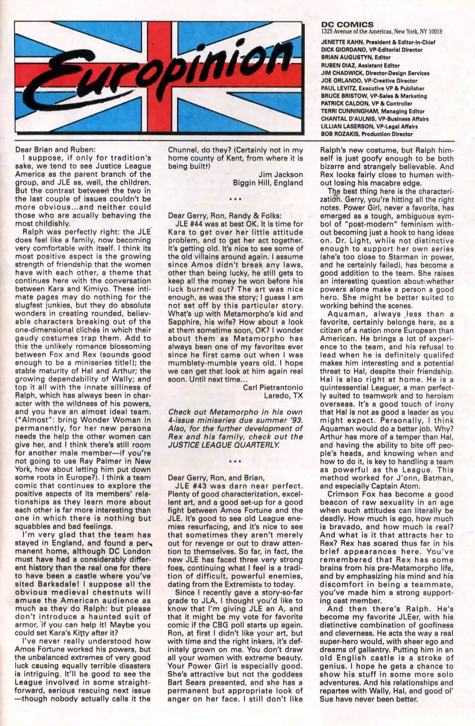 Read online Justice League Europe comic -  Issue #48 - 24