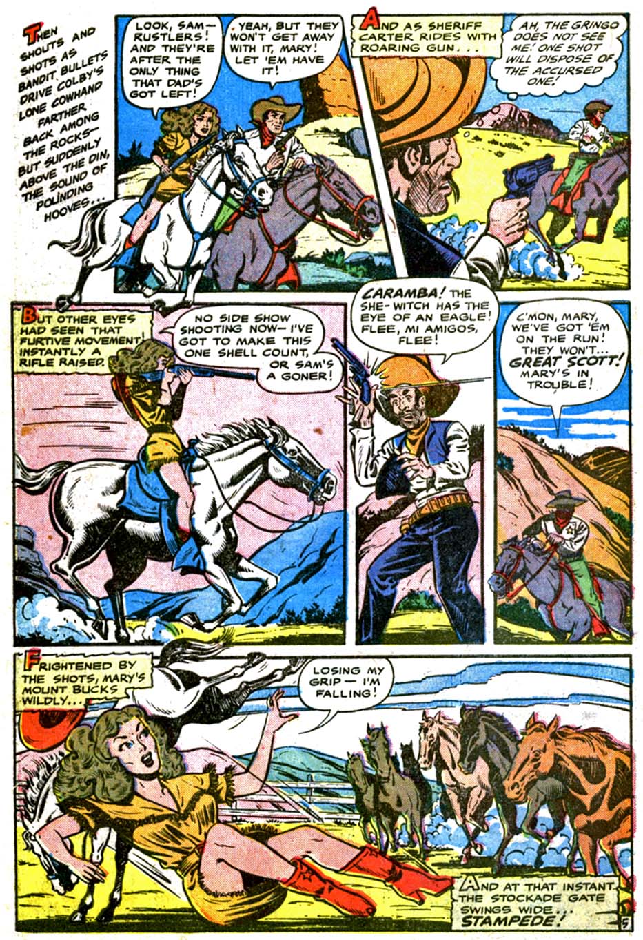 Read online Cowgirl Romances (1950) comic -  Issue #3 - 13