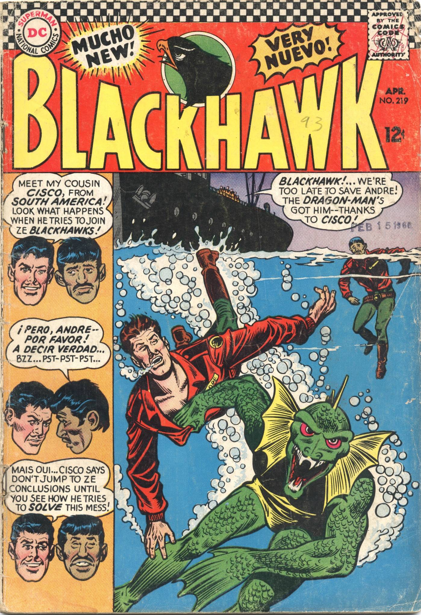 Read online Blackhawk (1957) comic -  Issue #219 - 1