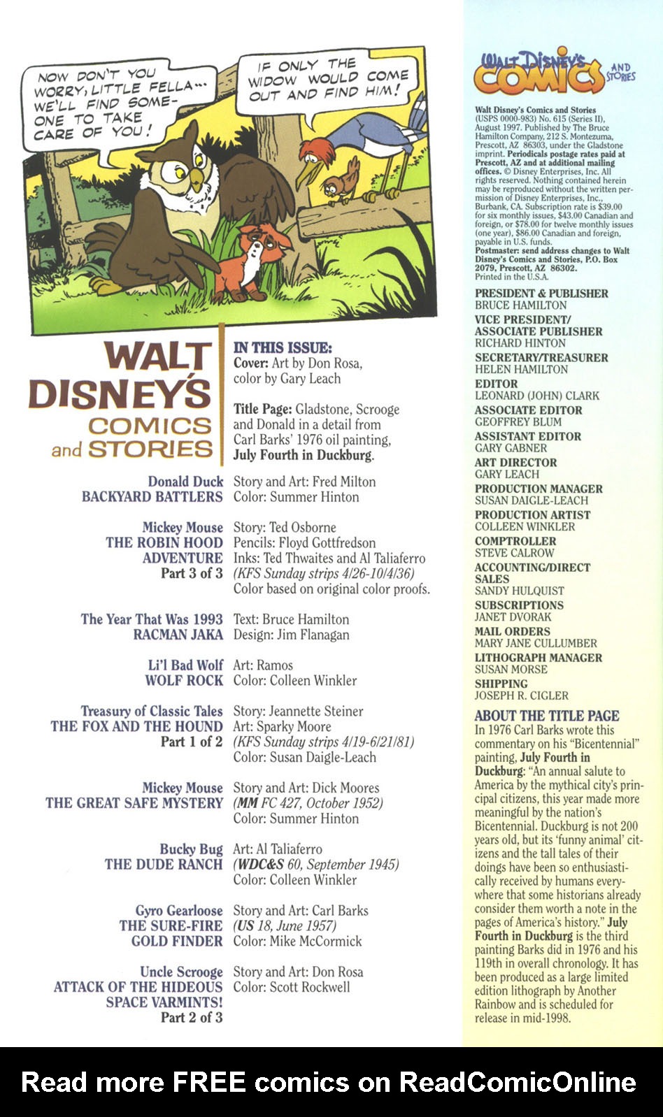 Read online Walt Disney's Comics and Stories comic -  Issue #615 - 4
