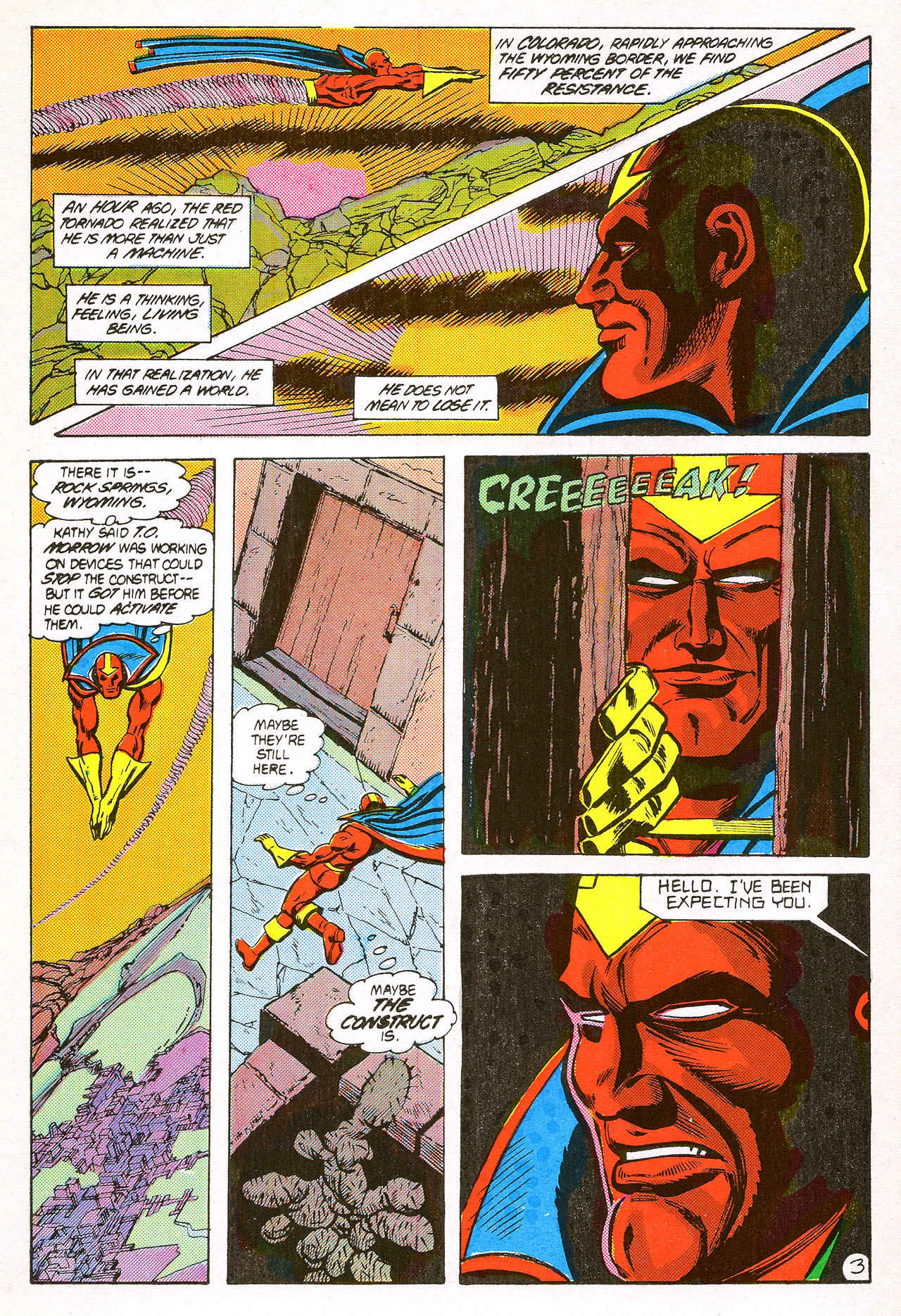 Read online Red Tornado (1985) comic -  Issue #4 - 5