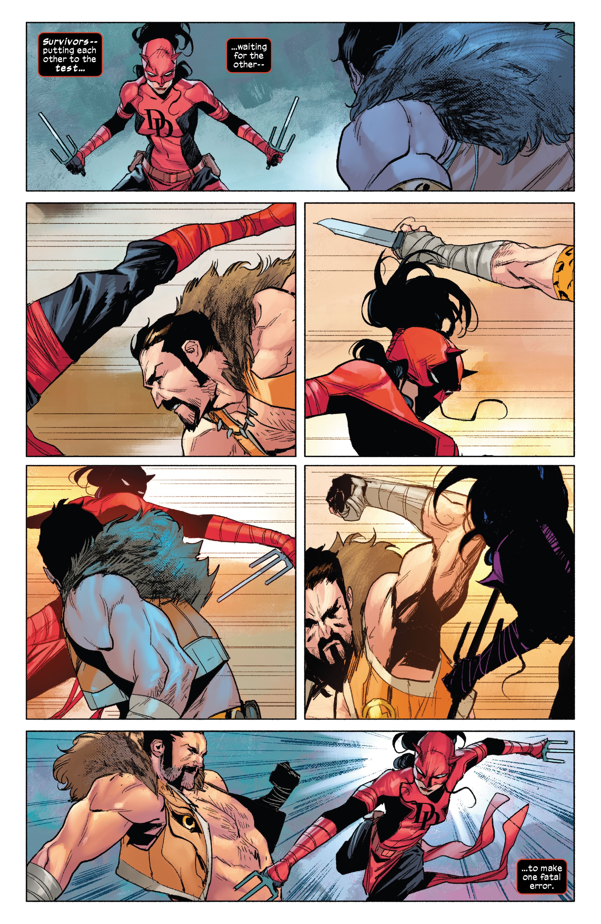 Read online Daredevil: Woman Without Fear comic -  Issue #3 - 5