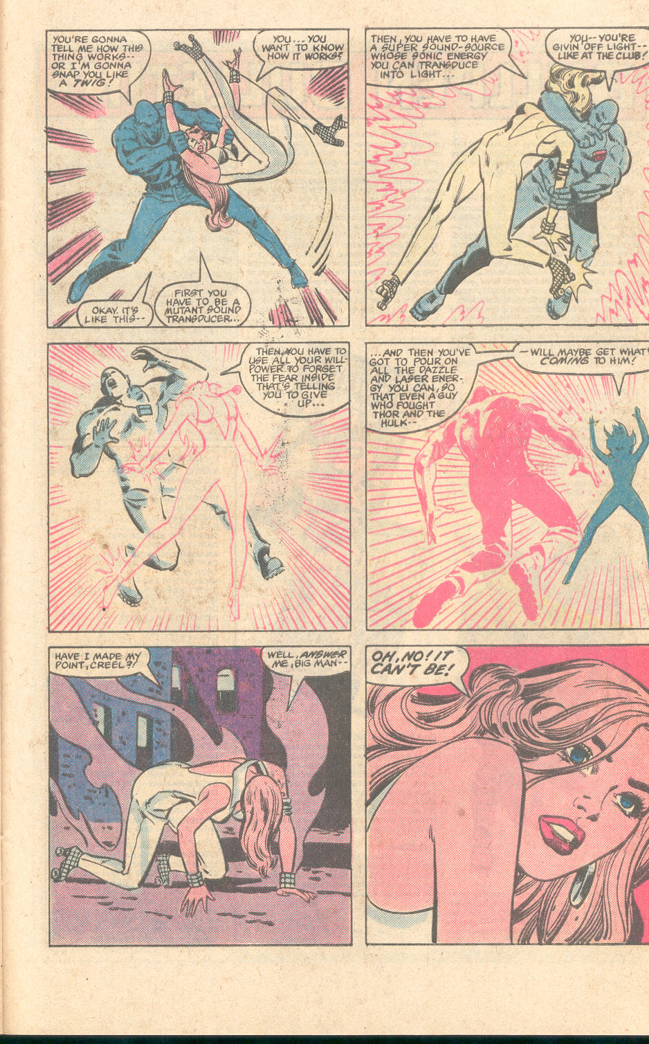 Read online Dazzler (1981) comic -  Issue #18 - 22