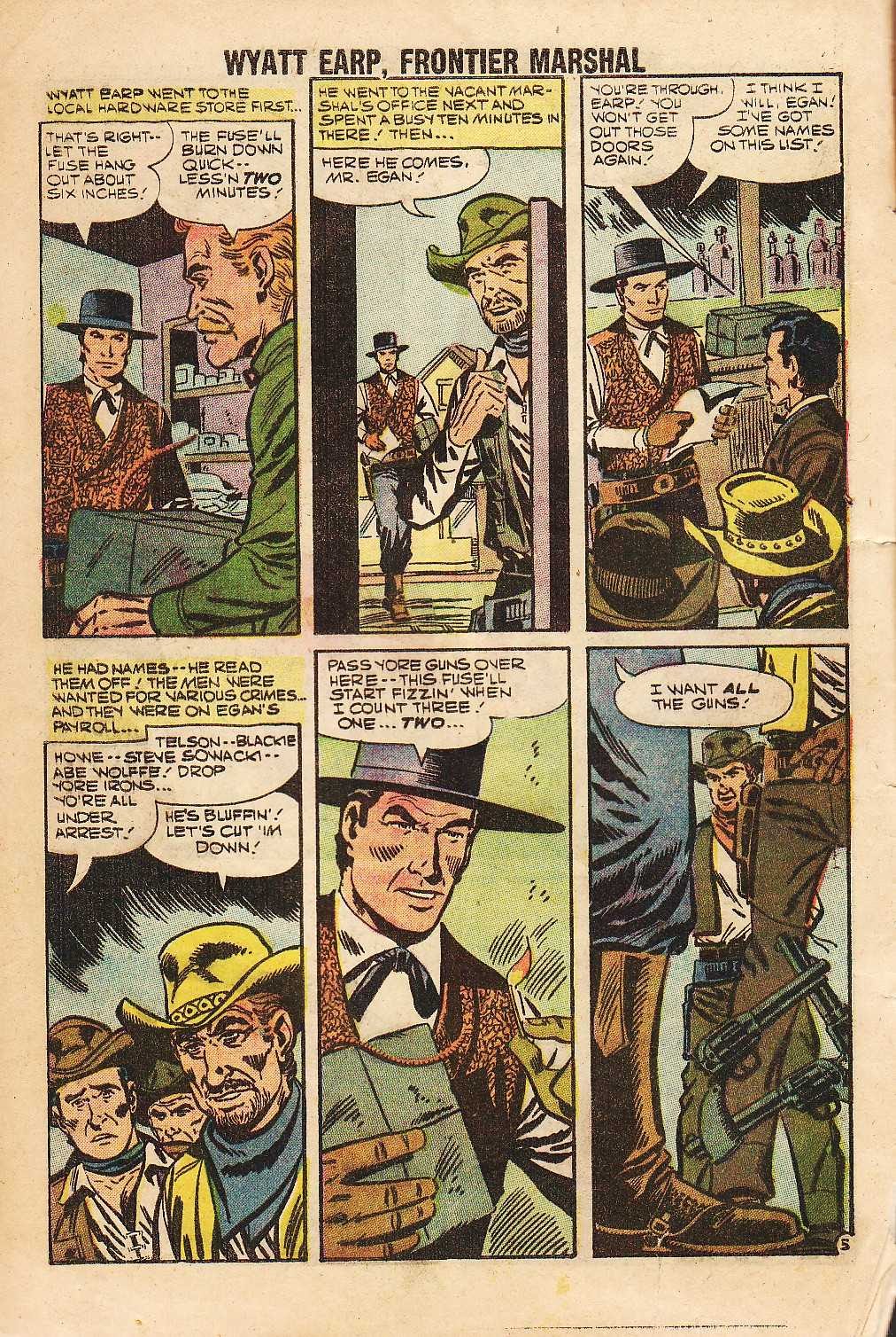 Read online Wyatt Earp Frontier Marshal comic -  Issue #23 - 8