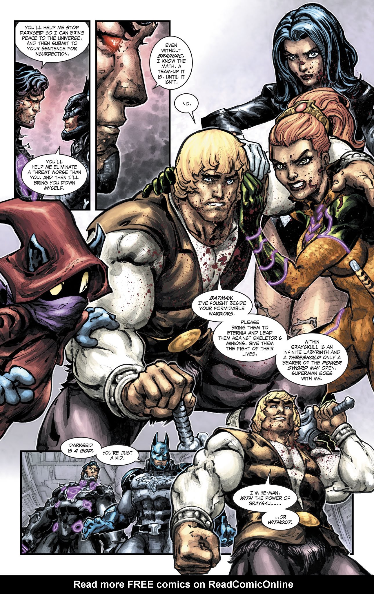 Read online Injustice Vs. Masters of the Universe comic -  Issue #5 - 8