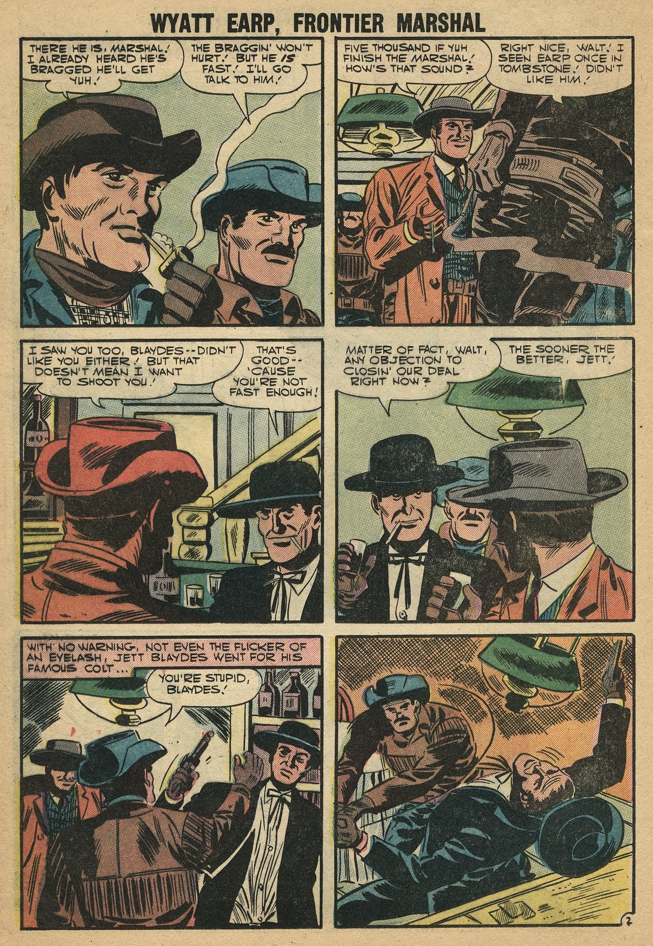 Read online Wyatt Earp Frontier Marshal comic -  Issue #17 - 12