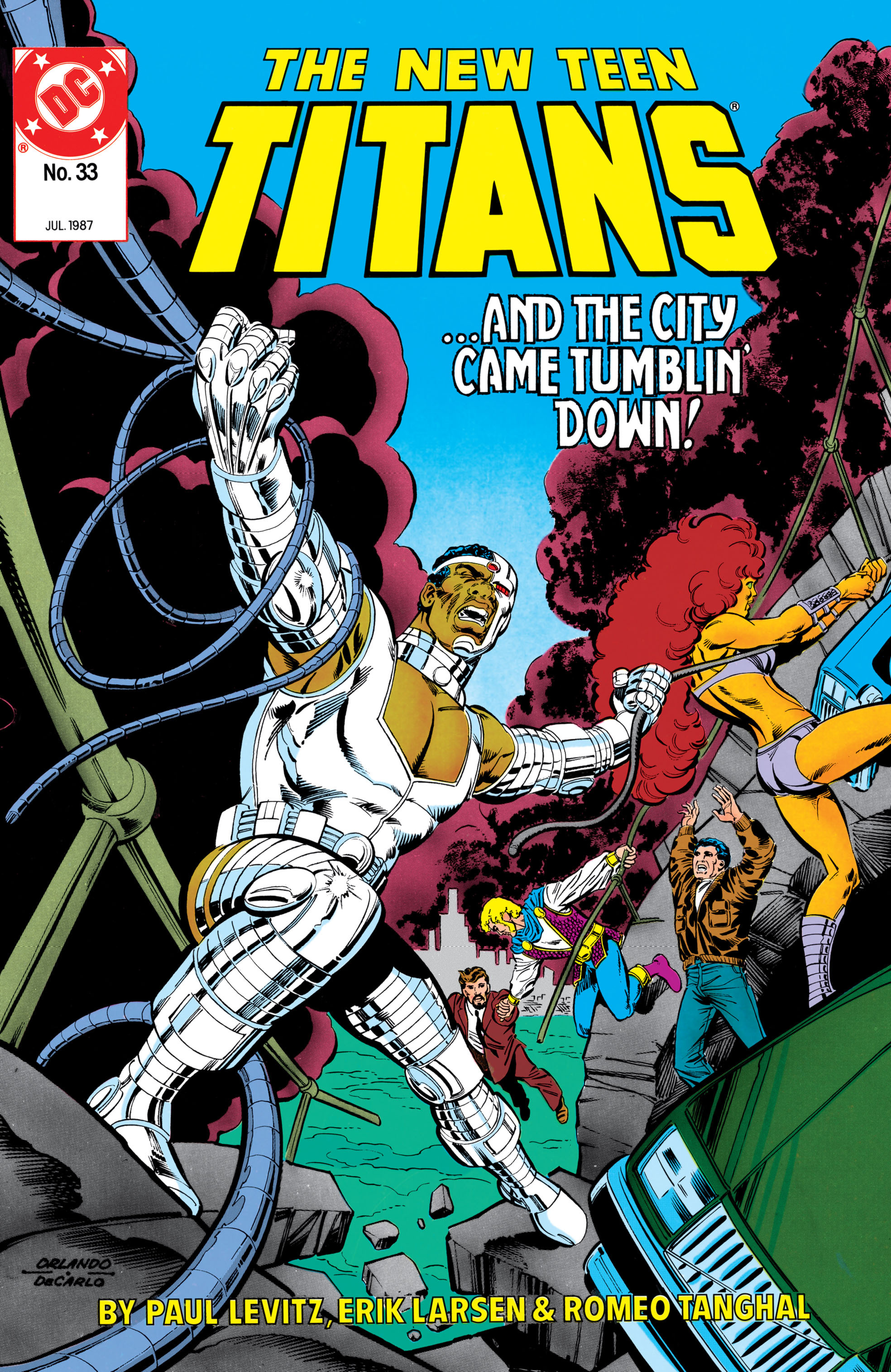 Read online The New Teen Titans (1984) comic -  Issue #33 - 1