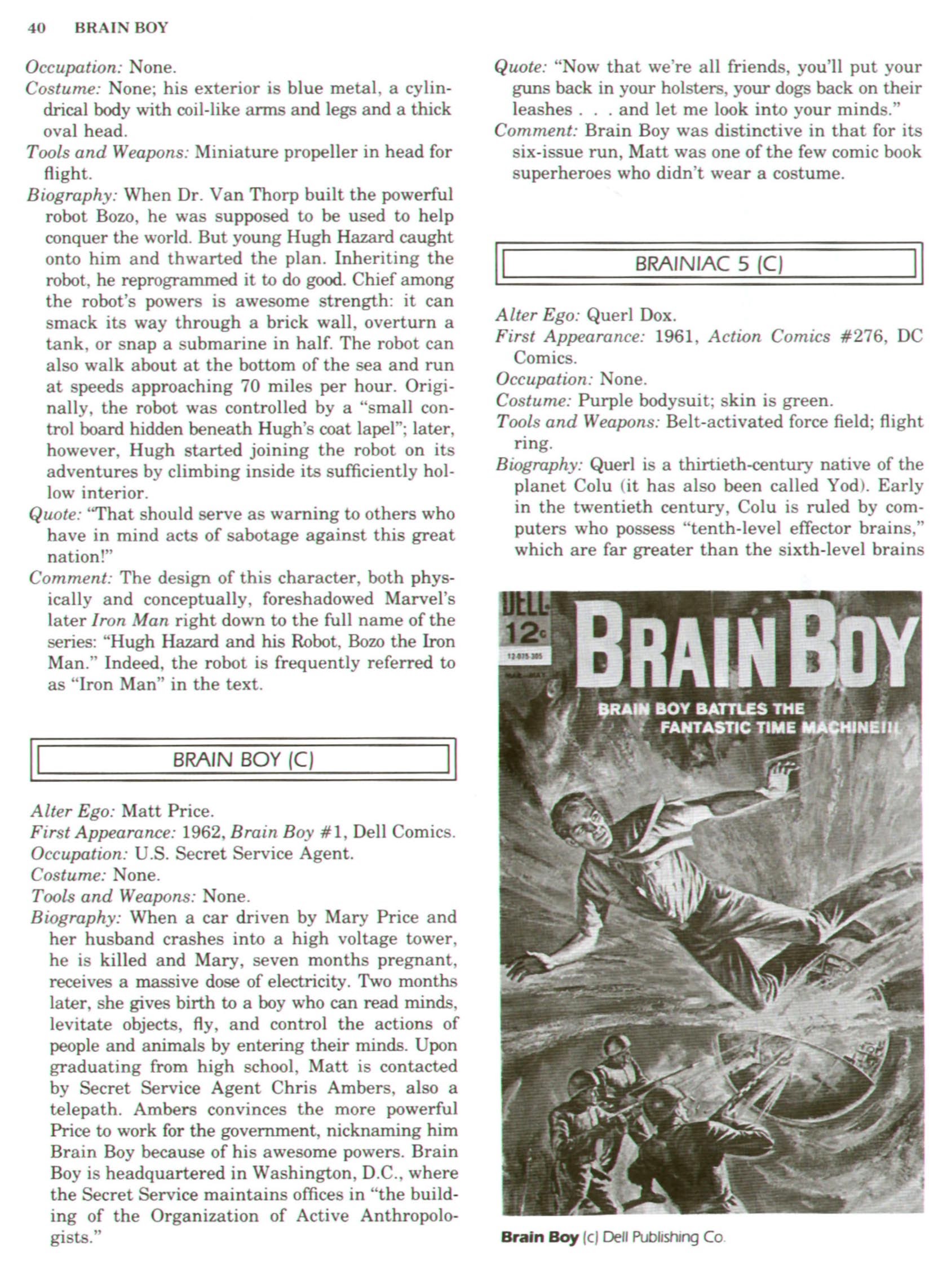 Read online The Encyclopedia of Superheroes comic -  Issue # TPB (Part 1) - 50