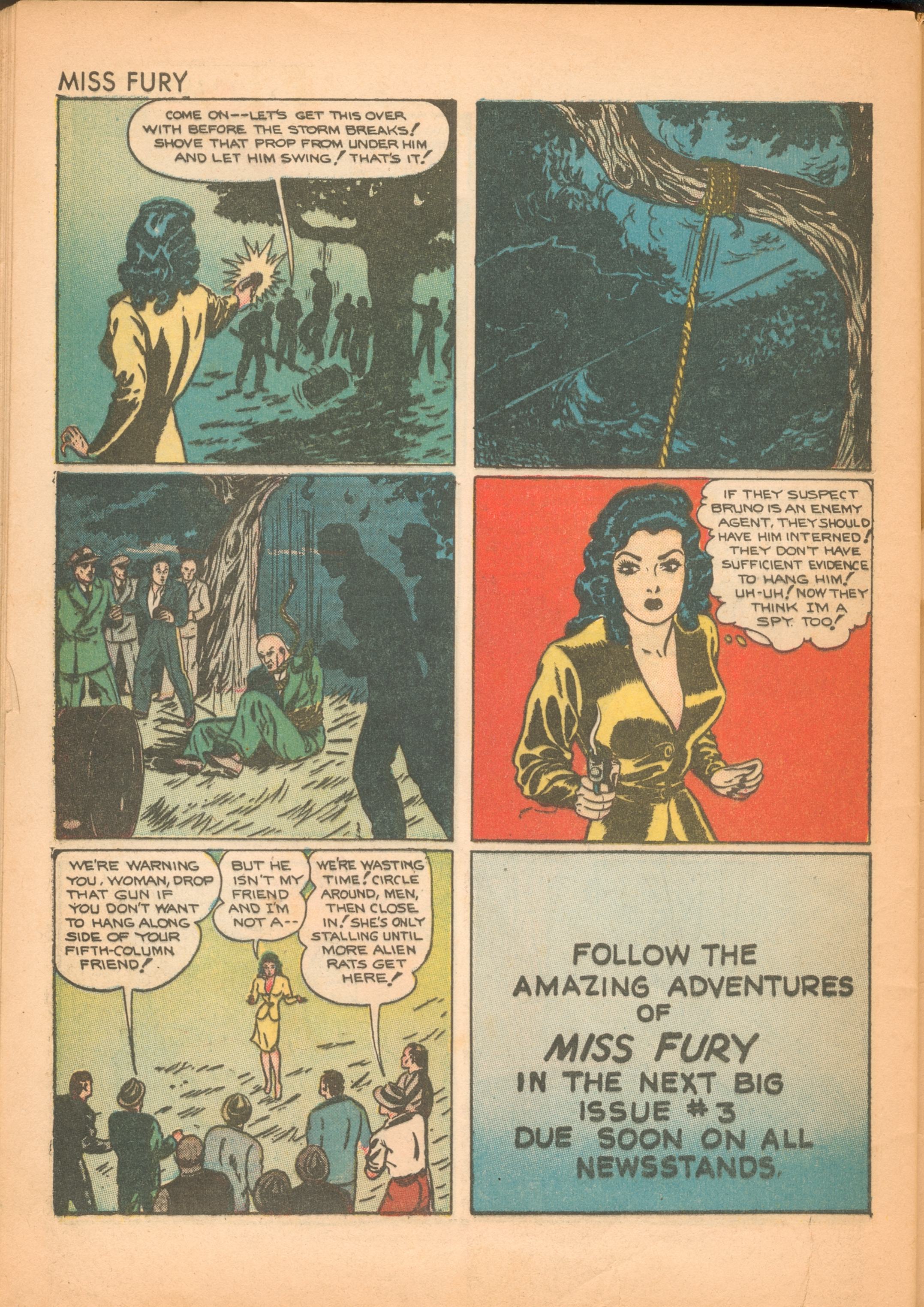 Read online Miss Fury (1942) comic -  Issue #2 - 52