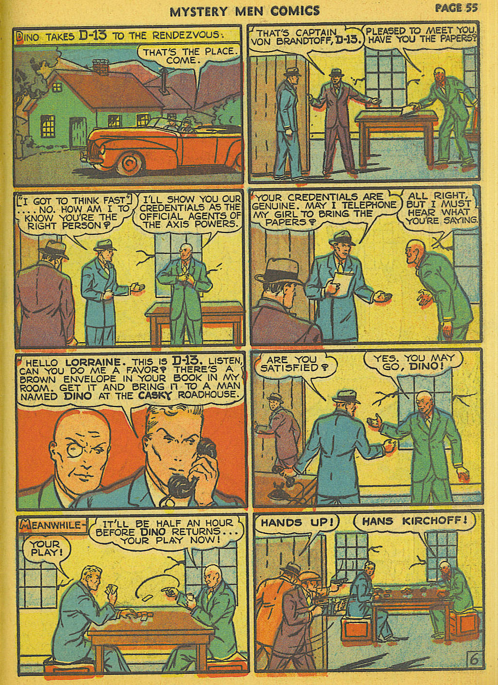Read online Mystery Men Comics comic -  Issue #23 - 56
