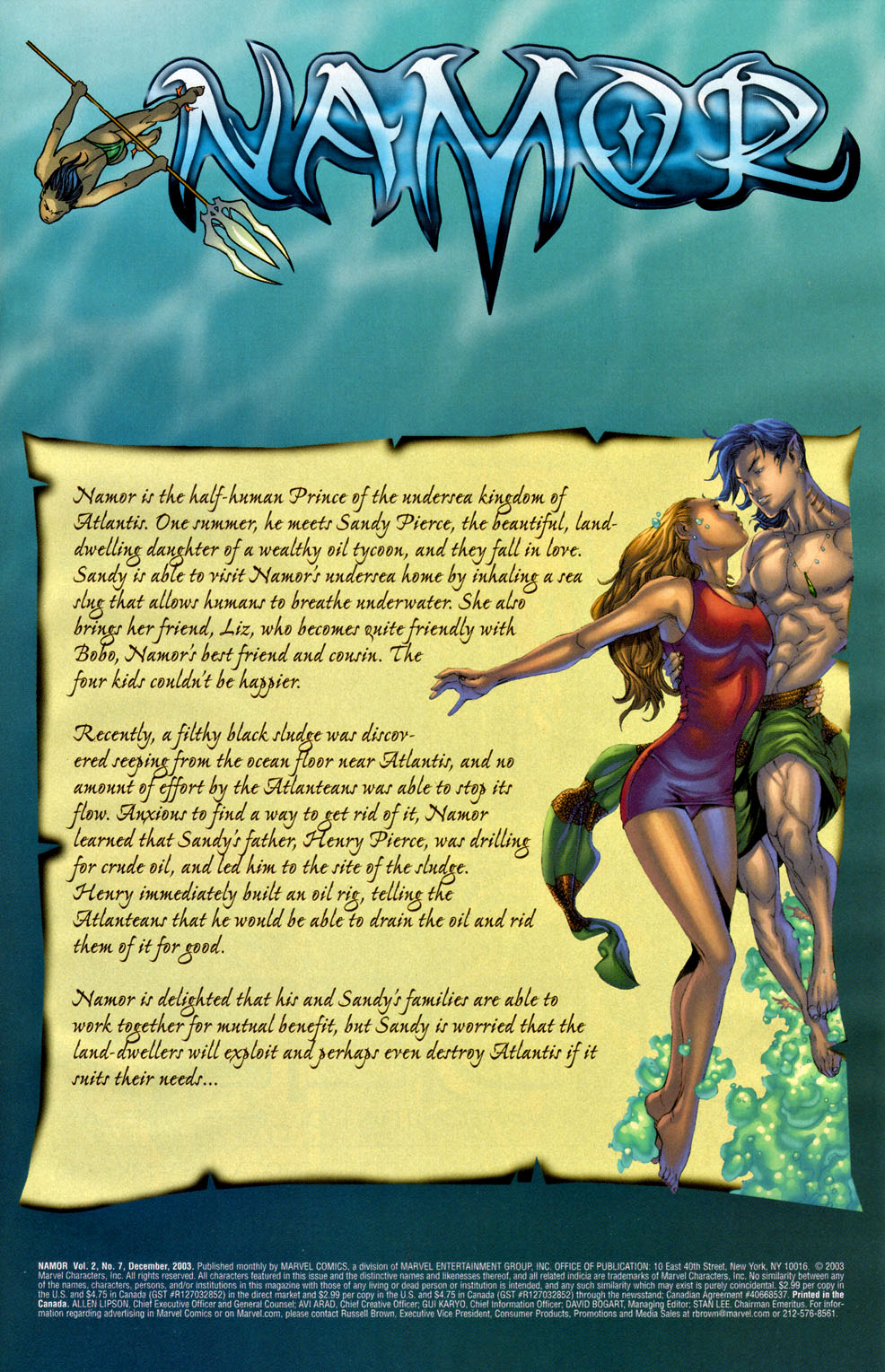 Read online Namor comic -  Issue #7 - 2