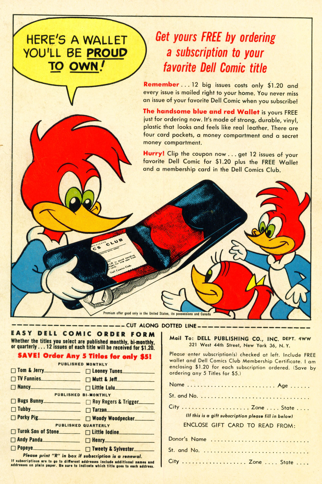 Read online Walter Lantz Woody Woodpecker (1952) comic -  Issue #54 - 36