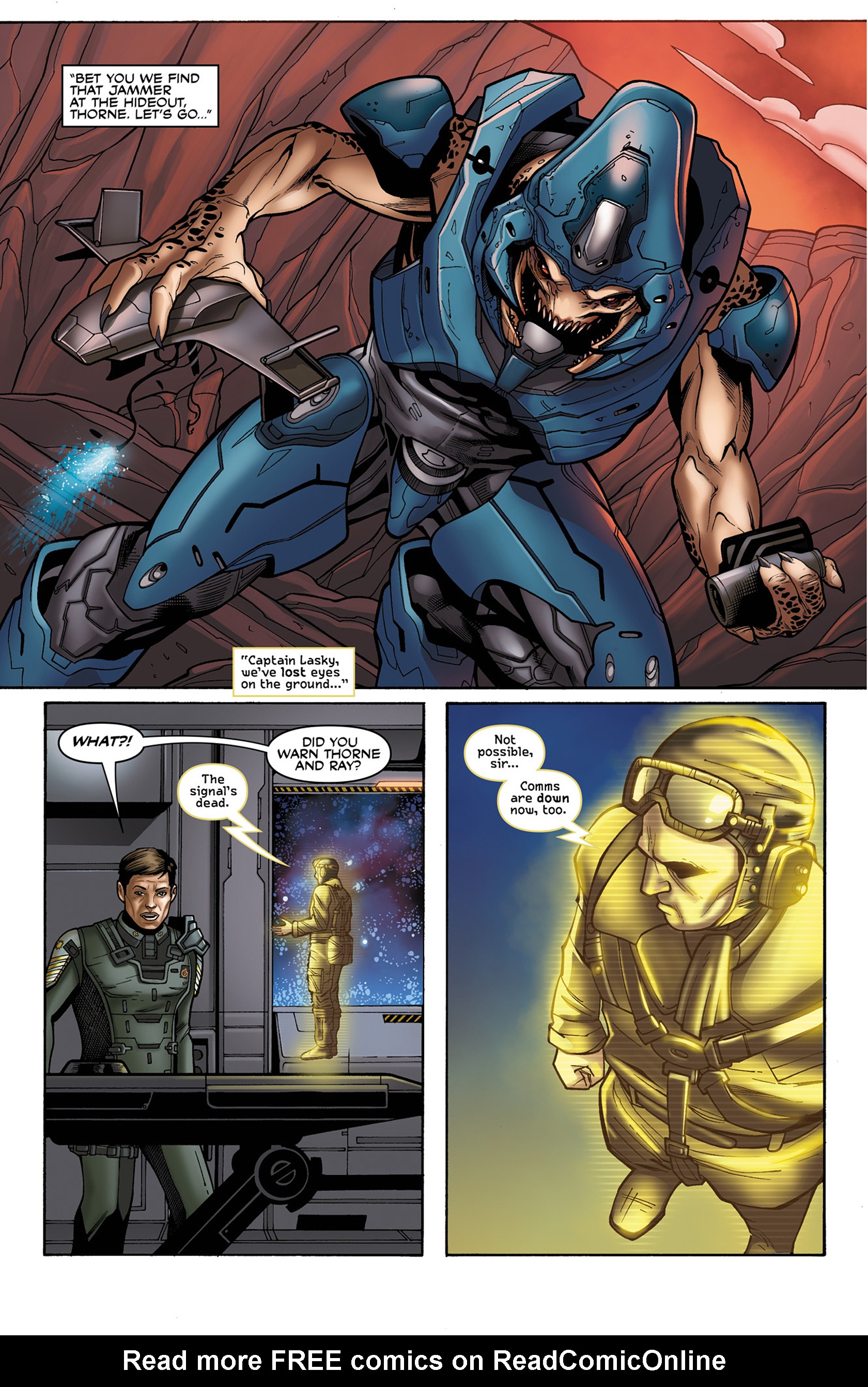 Read online Halo: Escalation comic -  Issue #11 - 12