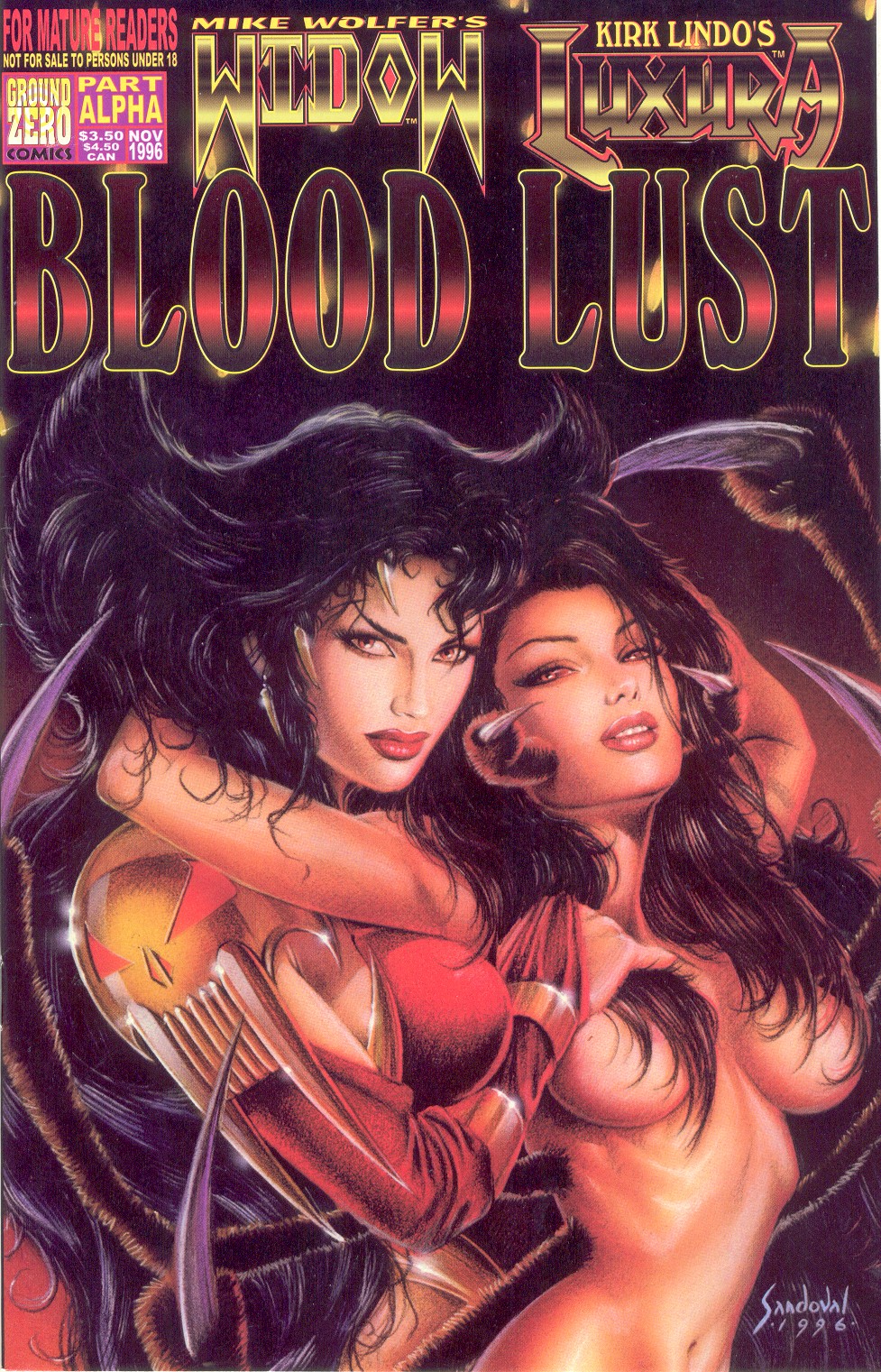 Read online Widow/Luxura: Blood Lust Alpha comic -  Issue # Full - 1