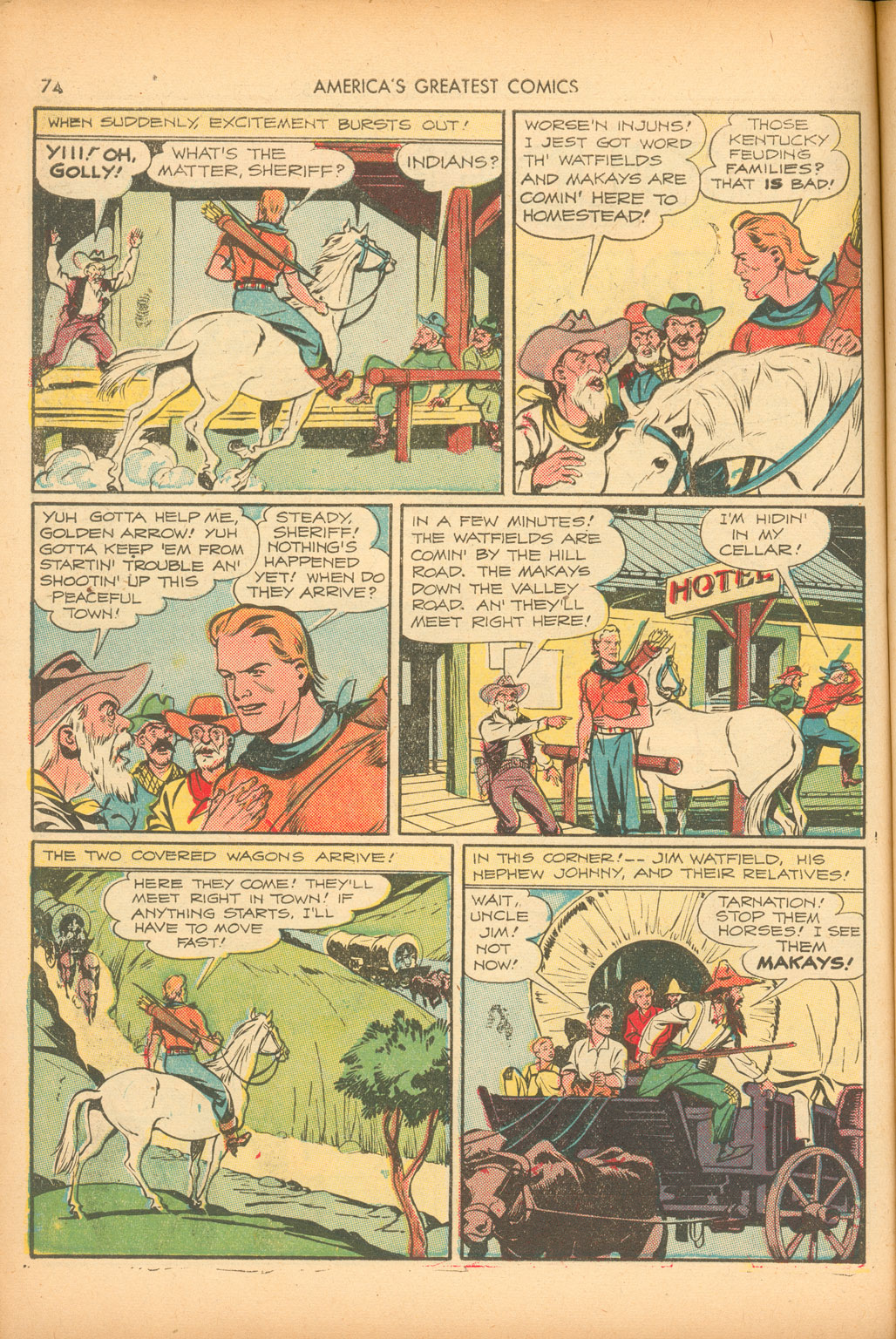 Read online America's Greatest Comics comic -  Issue #8 - 74