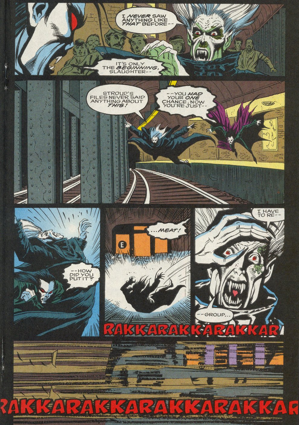 Read online Morbius: The Living Vampire (1992) comic -  Issue #10 - 12