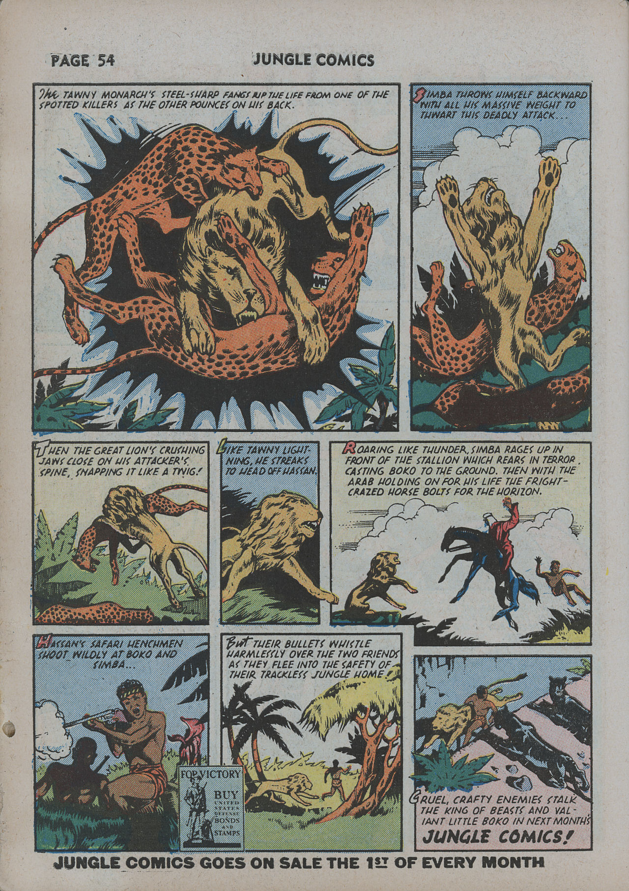 Read online Jungle Comics comic -  Issue #31 - 57