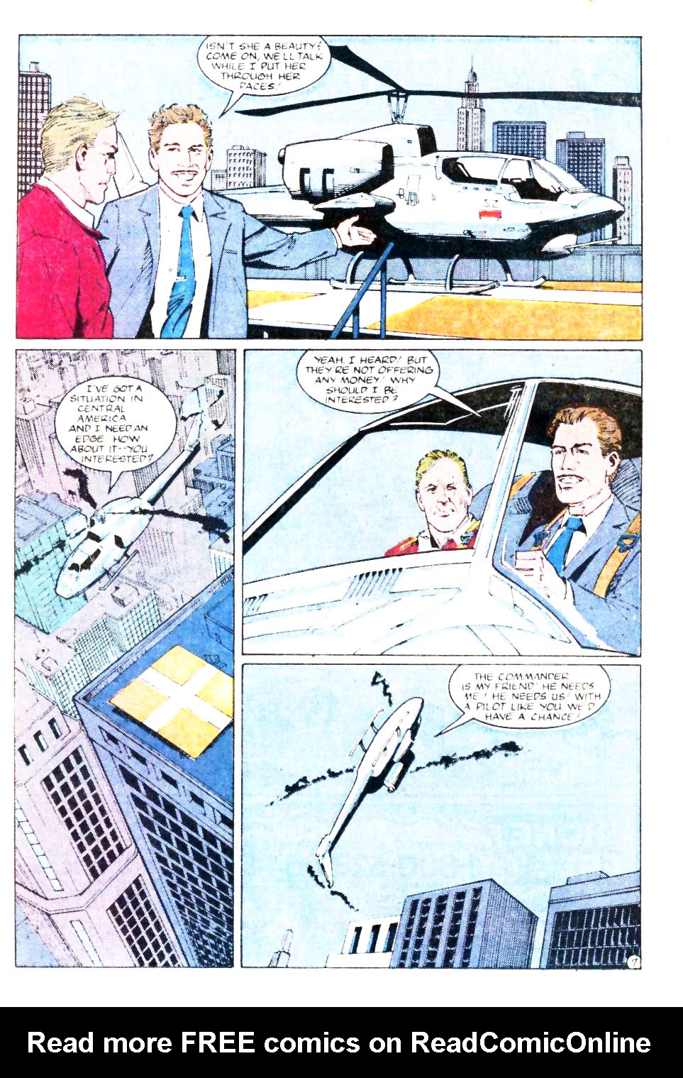 Read online Mark Hazzard: Merc comic -  Issue #7 - 8