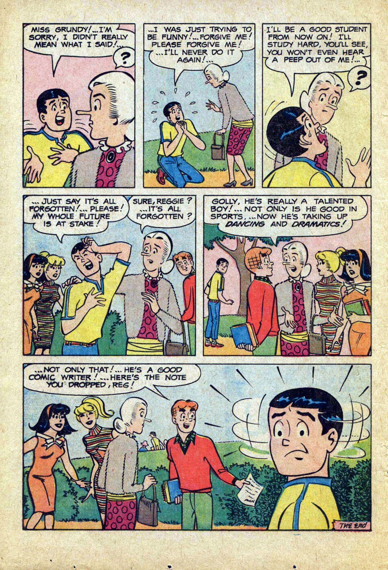Read online Reggie and Me (1966) comic -  Issue #26 - 18