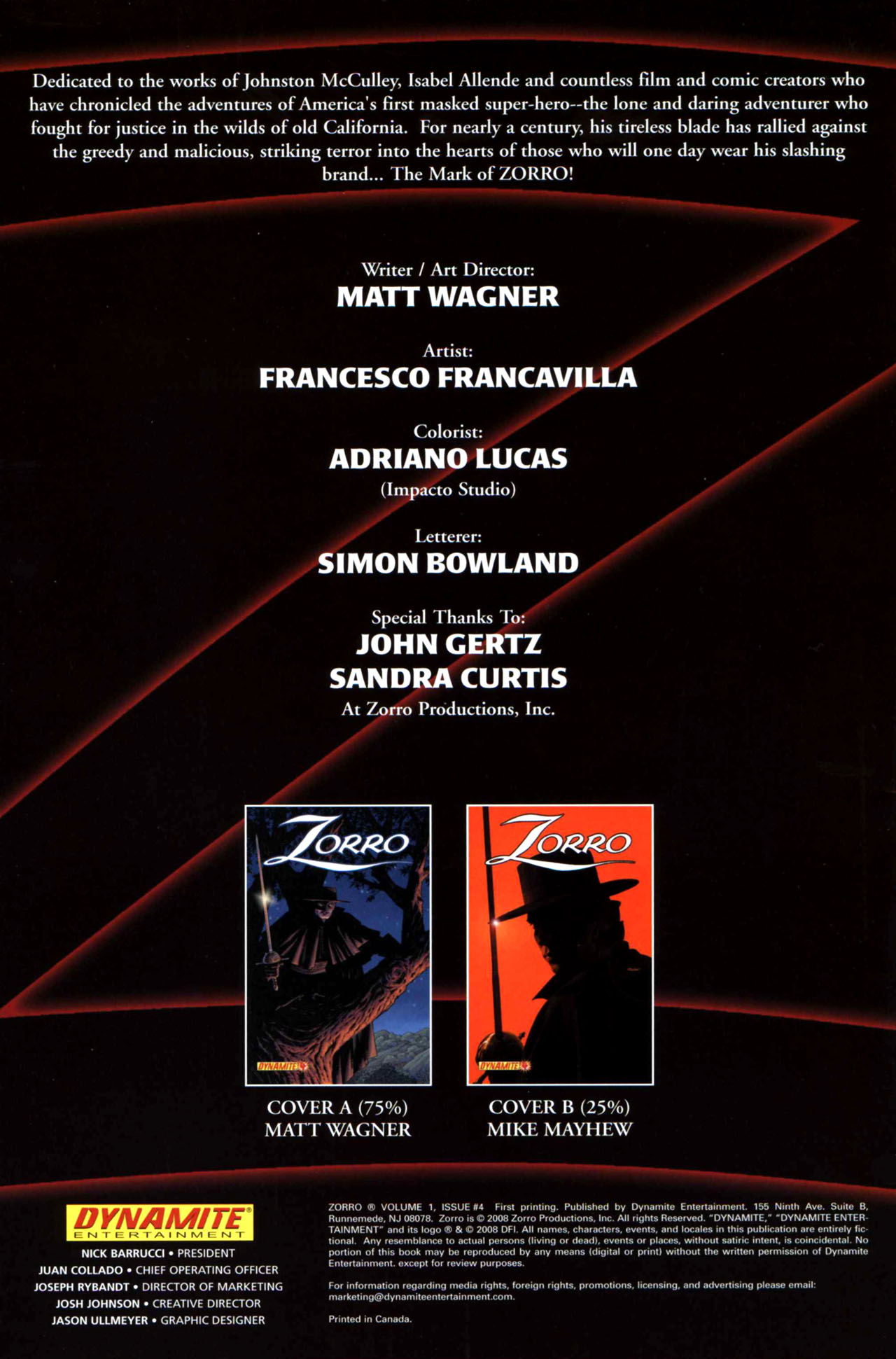 Read online Zorro (2008) comic -  Issue #4 - 2