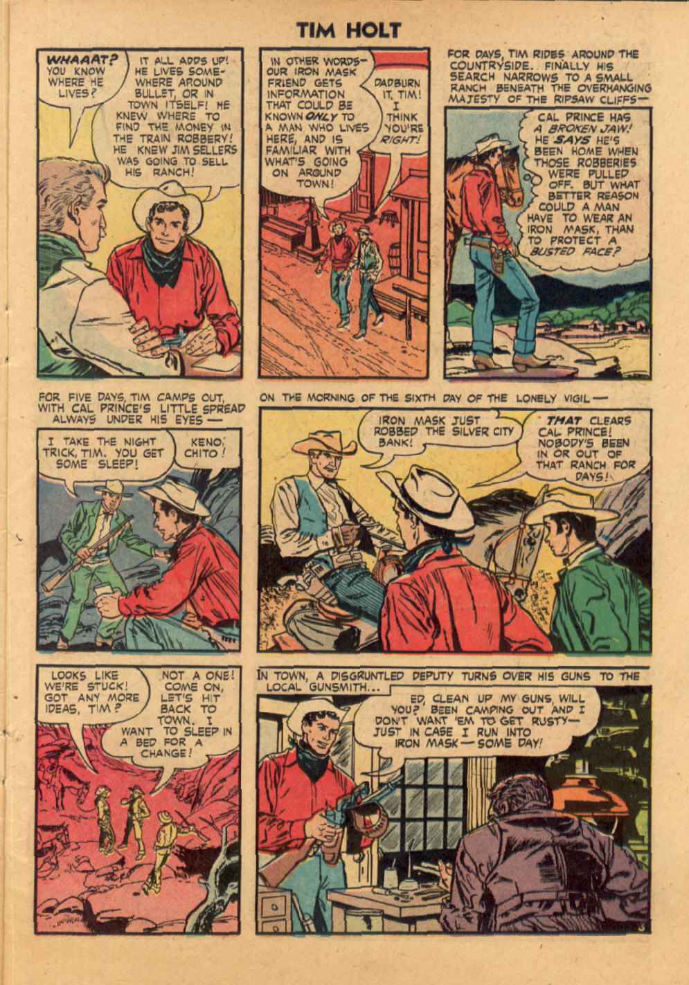 Read online Tim Holt comic -  Issue #32 - 5