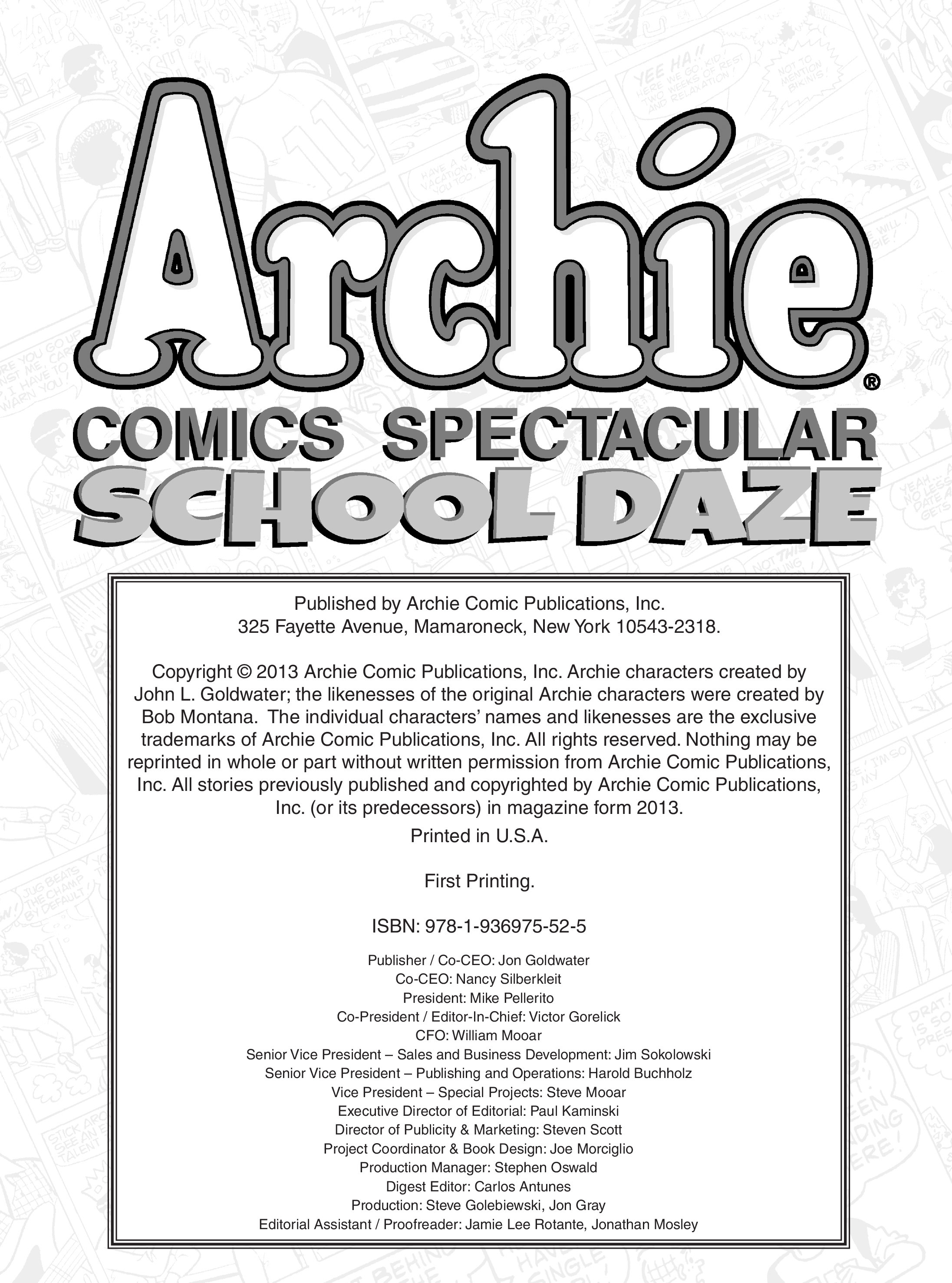 Read online Archie Comics Spectacular School Daze comic -  Issue # TPB - 2