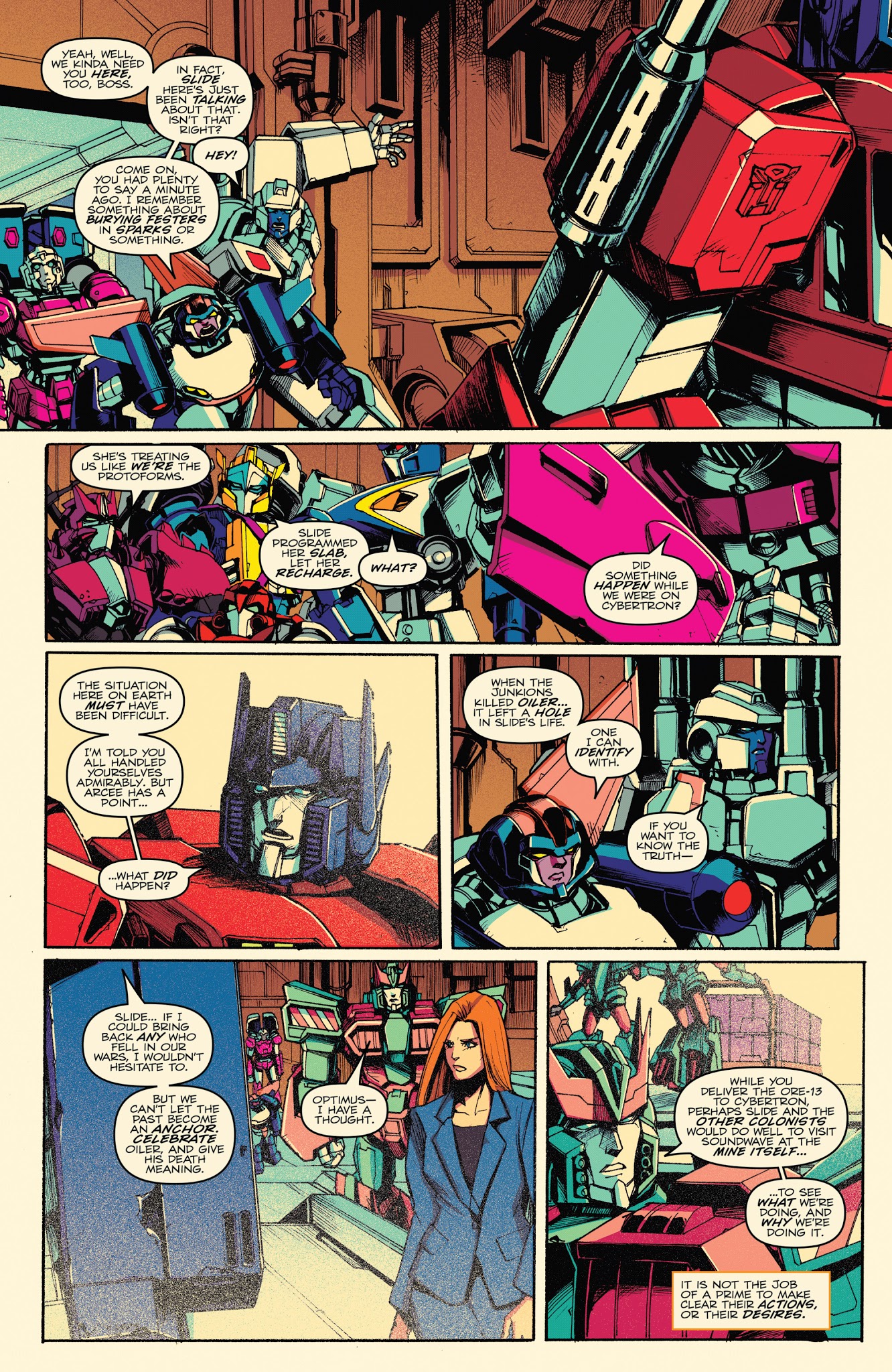 Read online Optimus Prime comic -  Issue #15 - 17