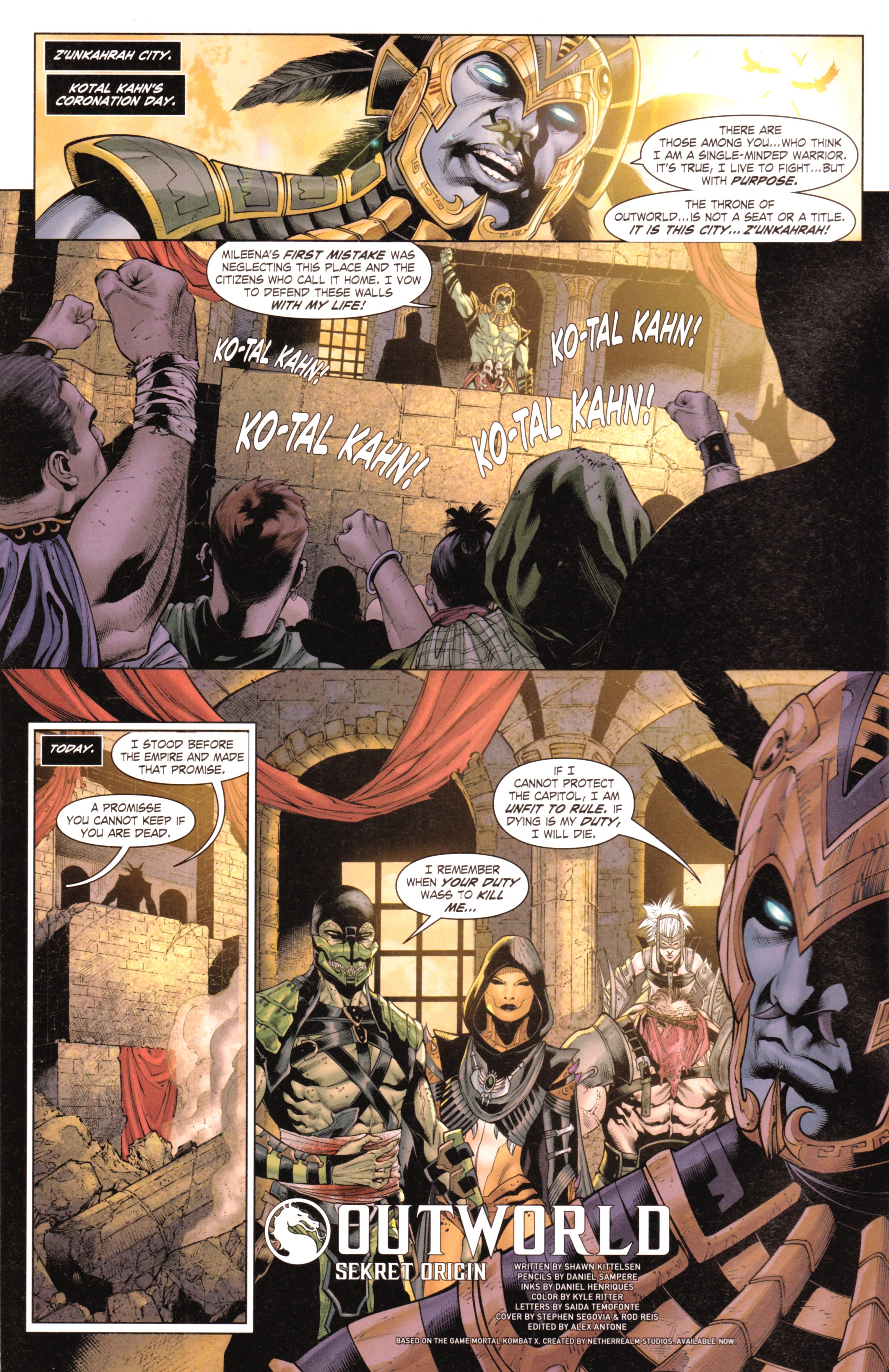 Read online Mortal Kombat X [II] comic -  Issue #7 - 4