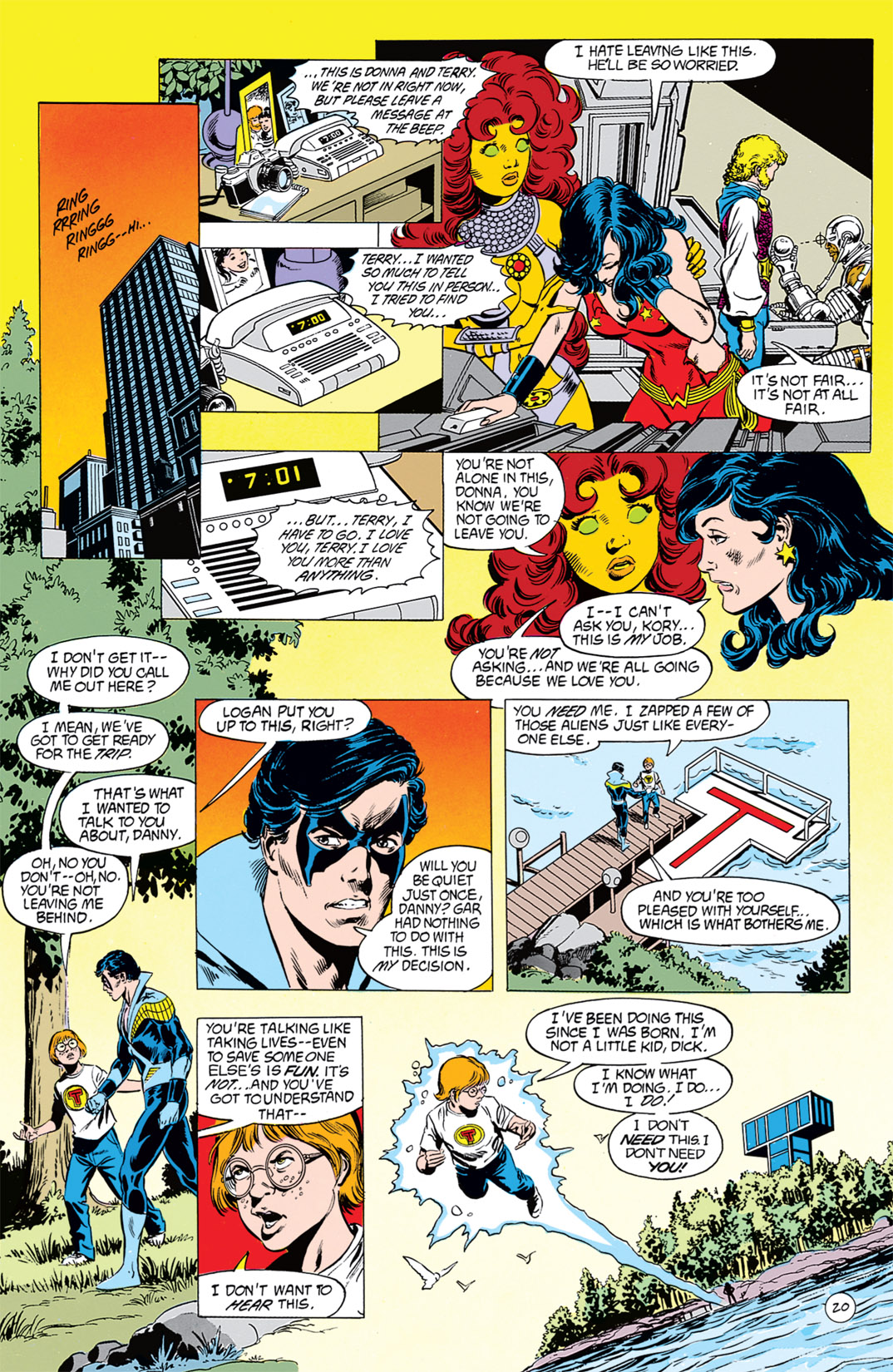 Read online The New Titans (1988) comic -  Issue #51 - 21