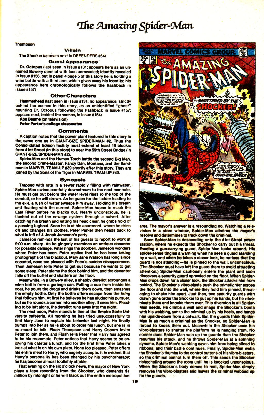 Read online The Official Marvel Index to The Amazing Spider-Man comic -  Issue #6 - 21