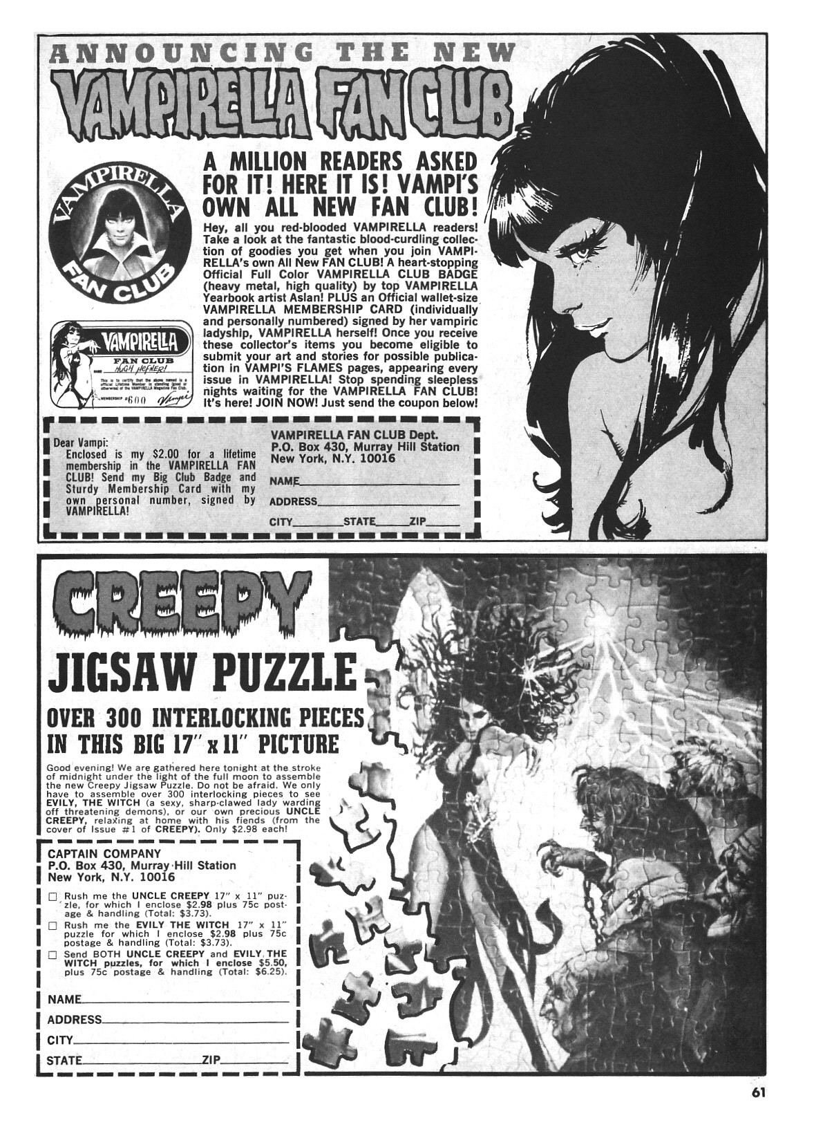 Read online Vampirella (1969) comic -  Issue #19 - 61