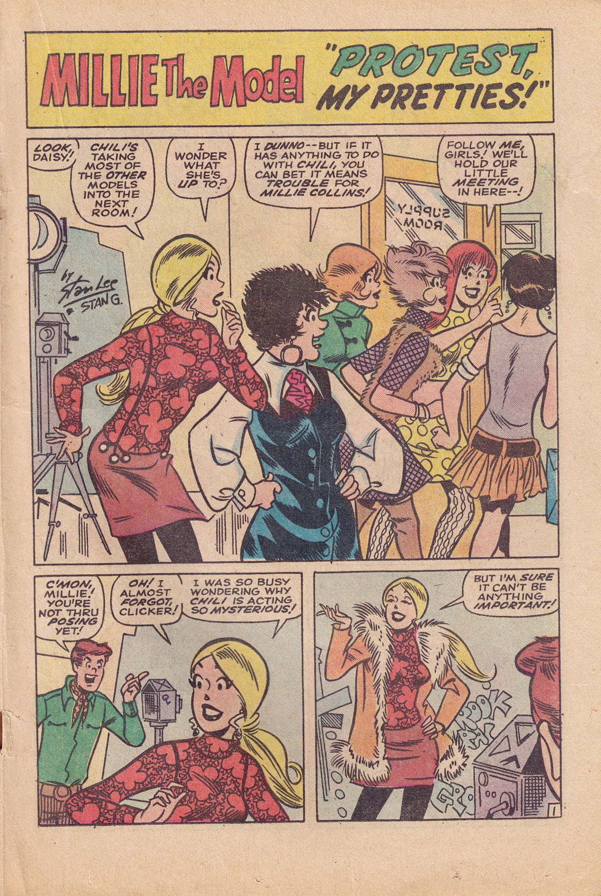 Read online Millie the Model comic -  Issue #196 - 19