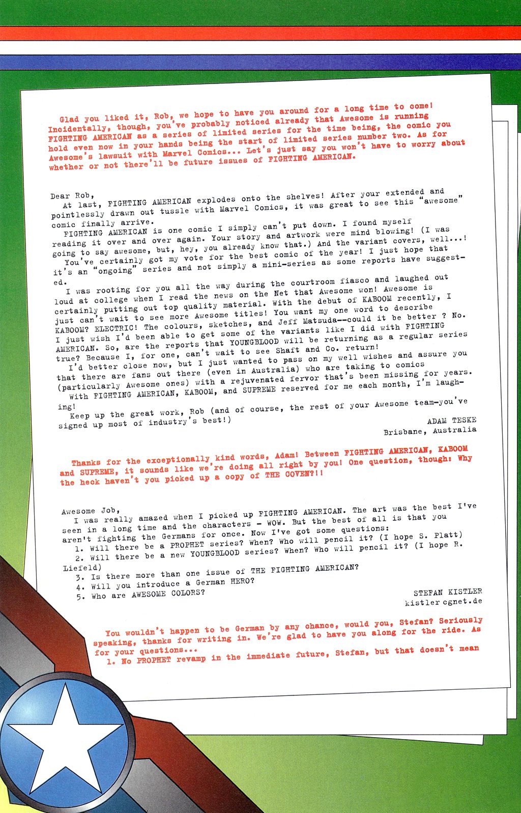 Read online Fighting American: Rules of the Game comic -  Issue #1 - 24
