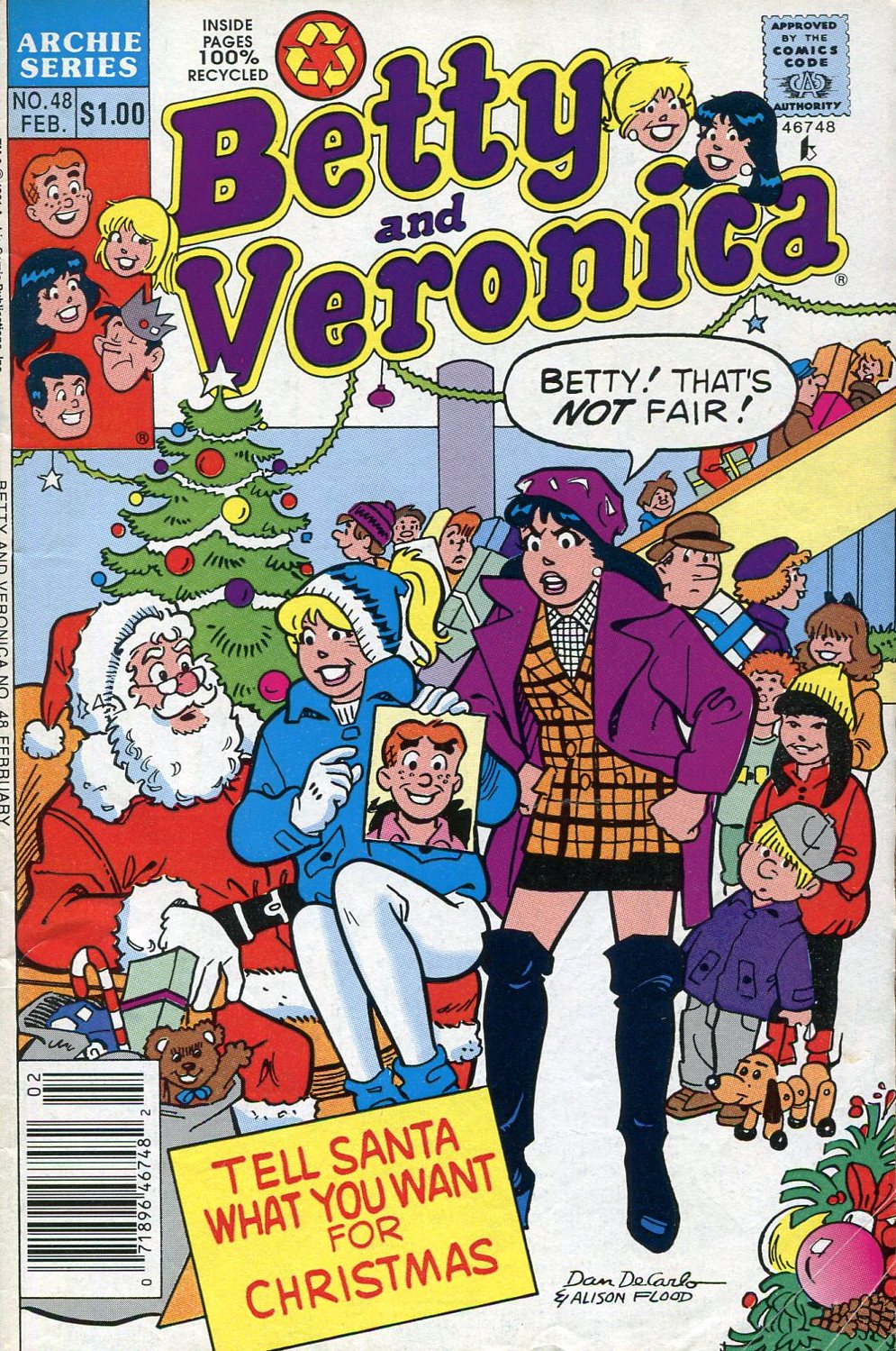 Read online Betty and Veronica (1987) comic -  Issue #48 - 1