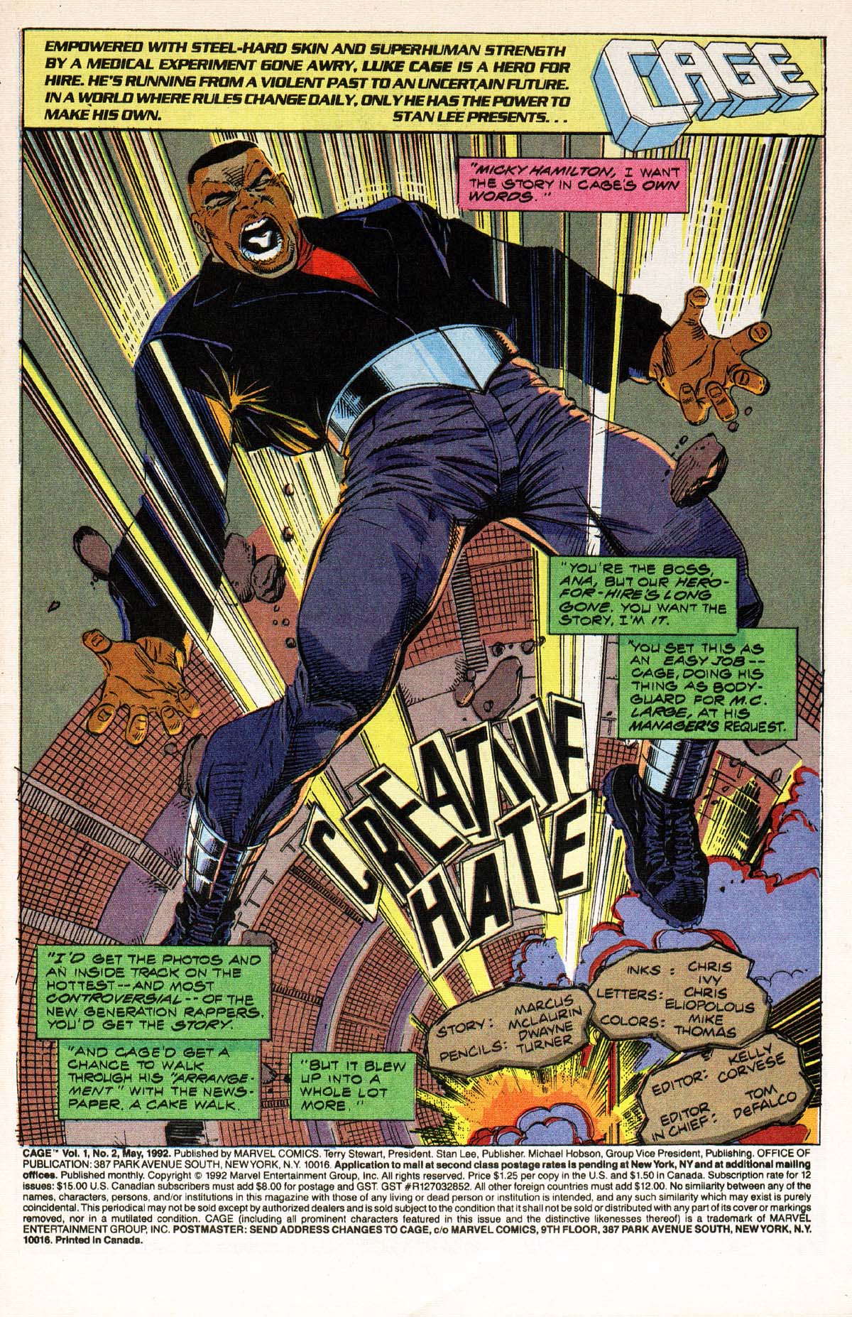Read online Cage (1992) comic -  Issue #2 - 3