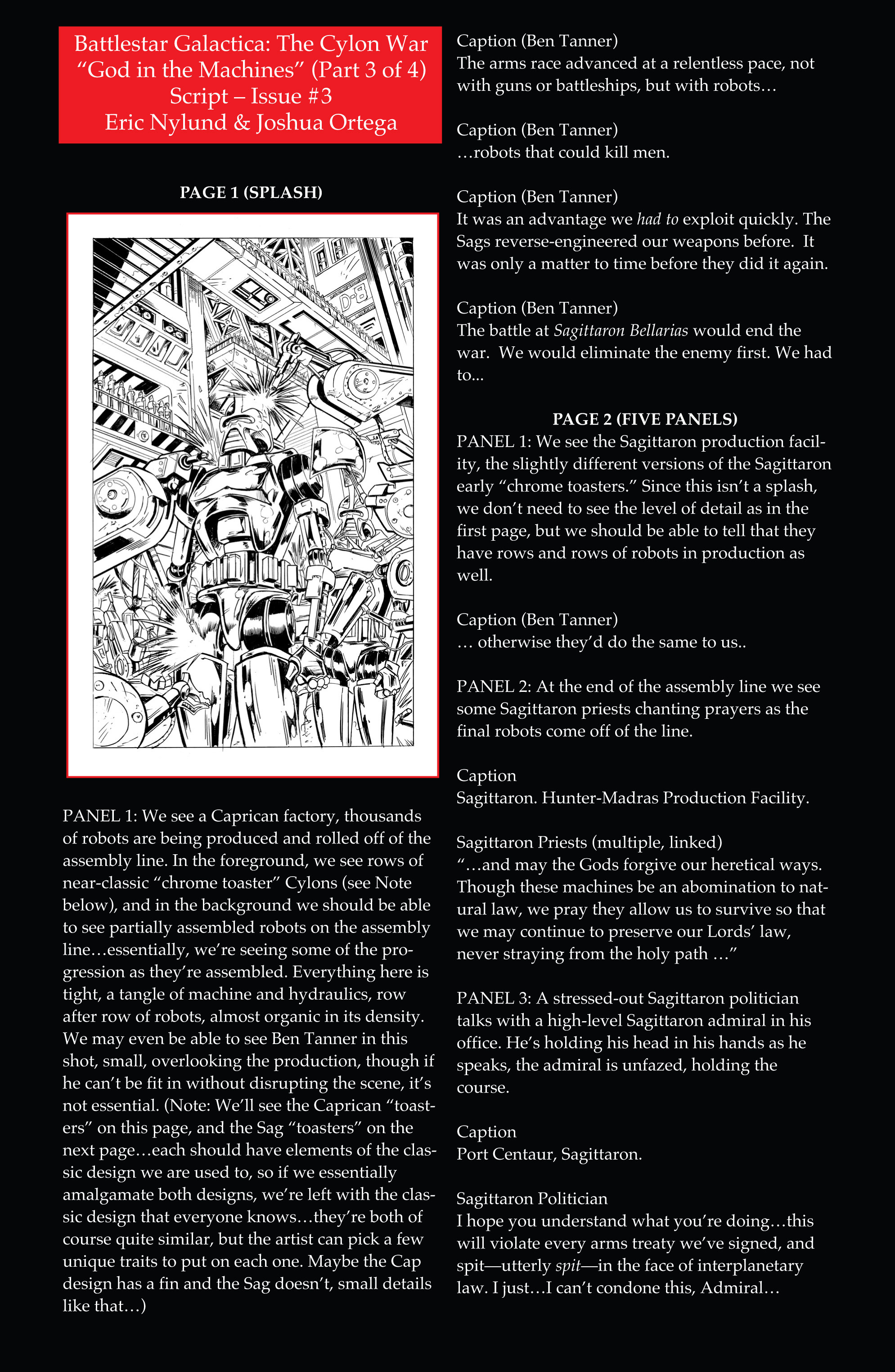 Read online Battlestar Galactica: Cylon War comic -  Issue #3 - 25