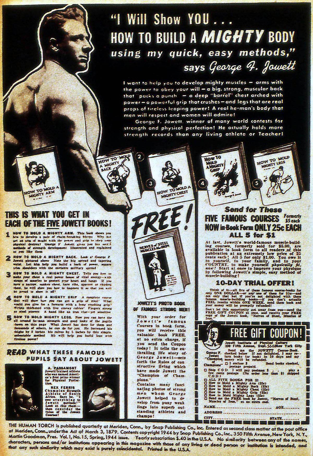 Read online The Human Torch (1940) comic -  Issue #15 - 2