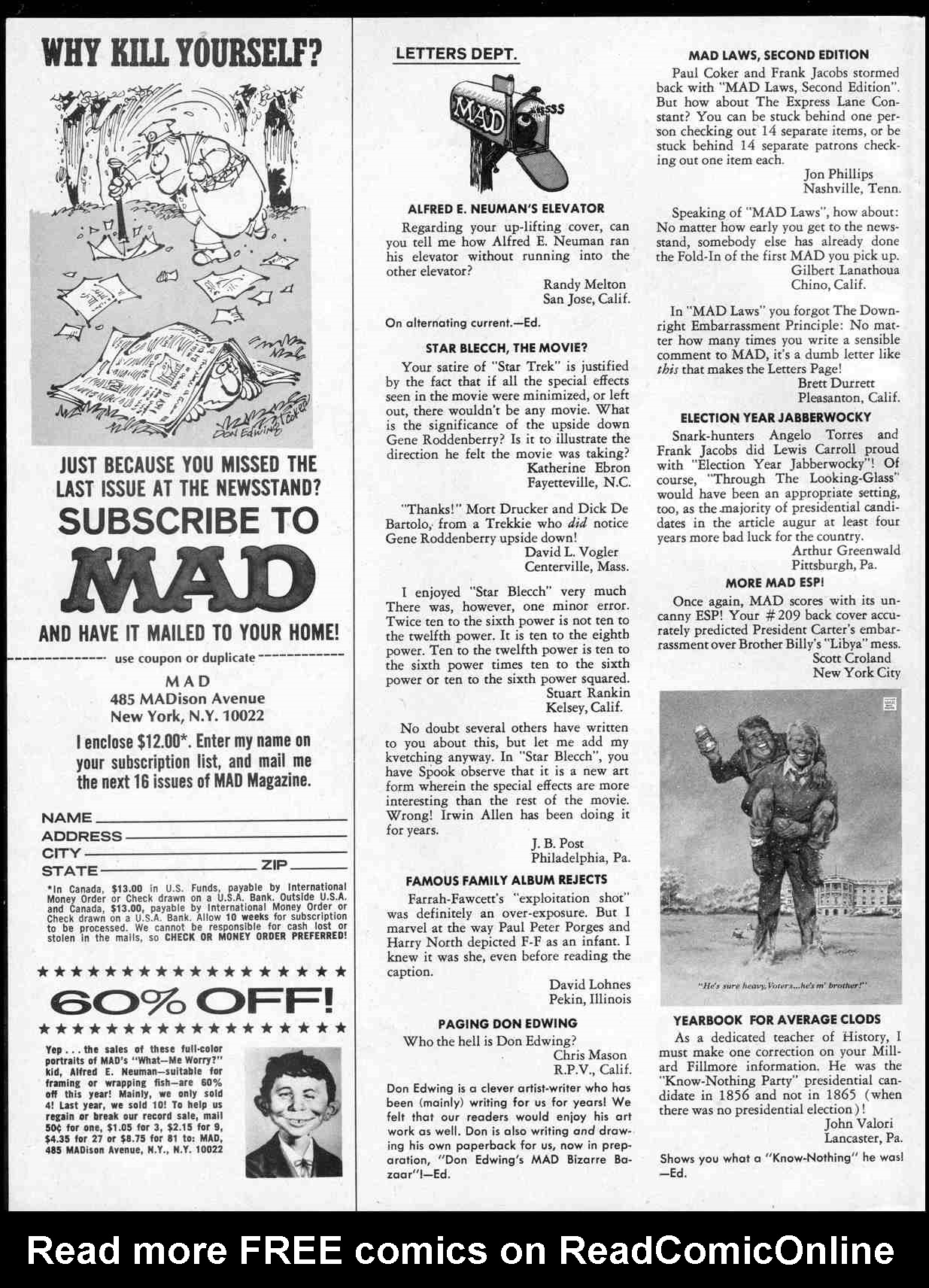 Read online MAD comic -  Issue #219 - 4