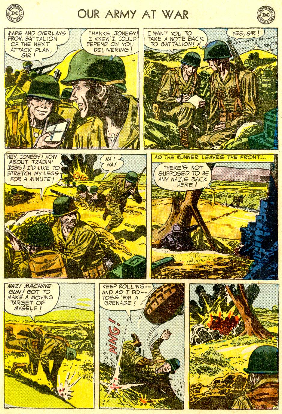 Read online Our Army at War (1952) comic -  Issue #28 - 20