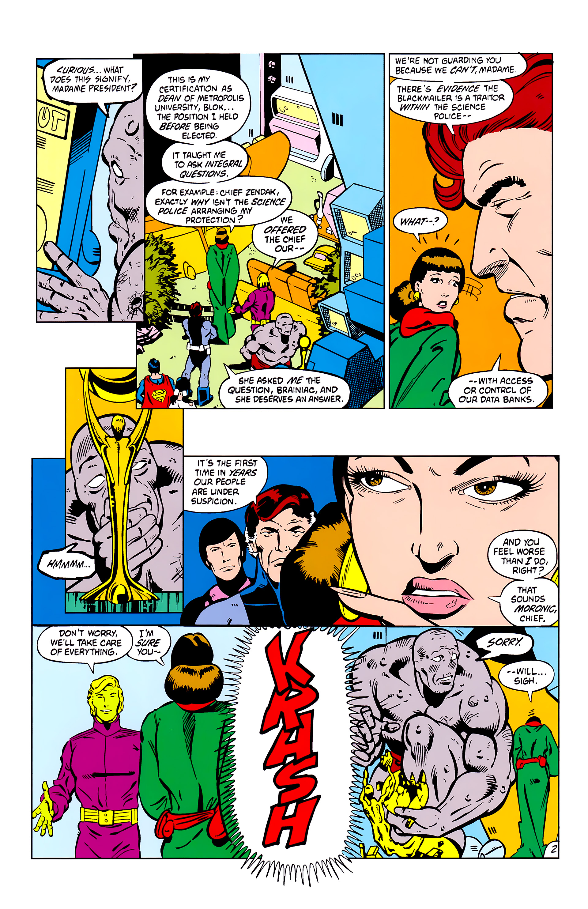 Read online Legion of Super-Heroes (1980) comic -  Issue #313 - 3
